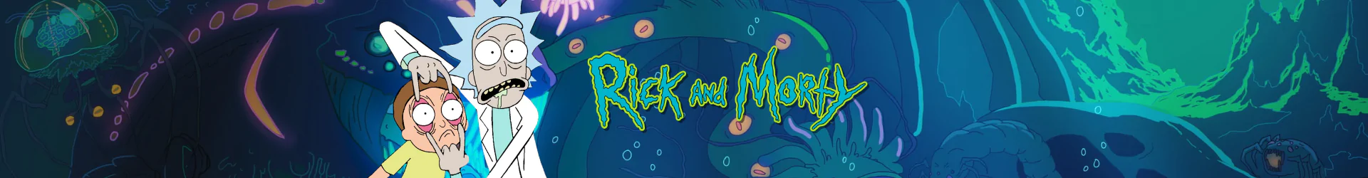 Rick and Morty podkładki pod mysz banner