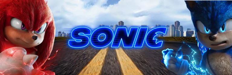 Sonic przypinki banner mobil