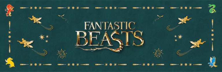 Fantastic Beasts and Where to Find Them artykuły piśmiennicze banner mobil