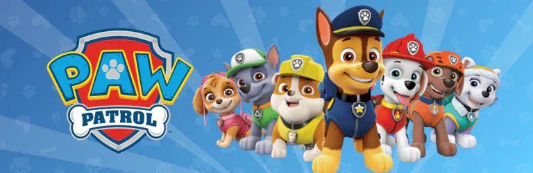 PAW Patrol prezenty produkty banner mobil