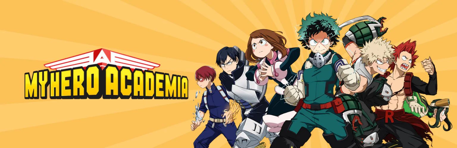 My Hero Academia prezenty produkty banner mobil