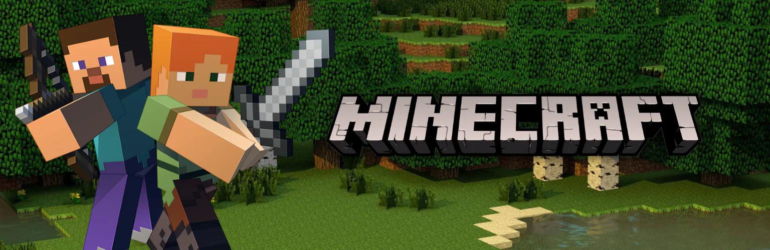 Minecraft prezenty produkty banner mobil