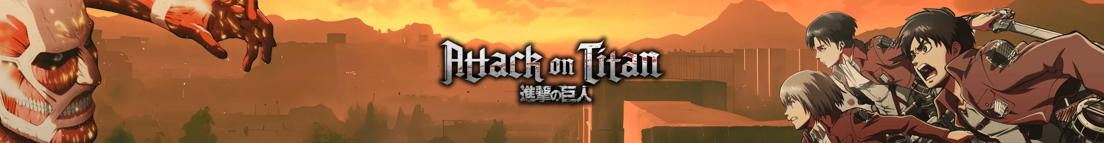 Attack on Titan prezenty produkty banner