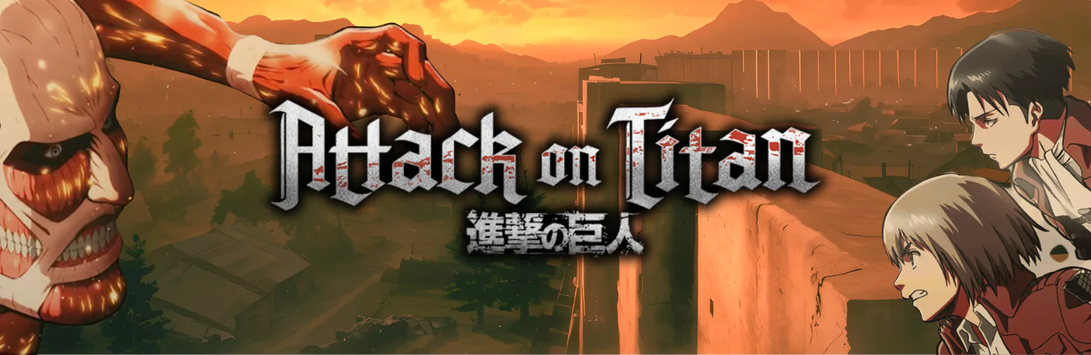 Attack on Titan prezenty produkty banner mobil