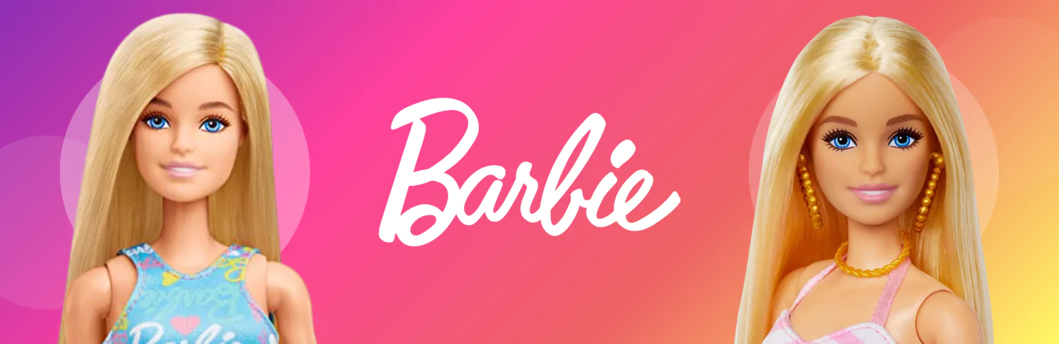 Barbie prezenty produkty banner mobil