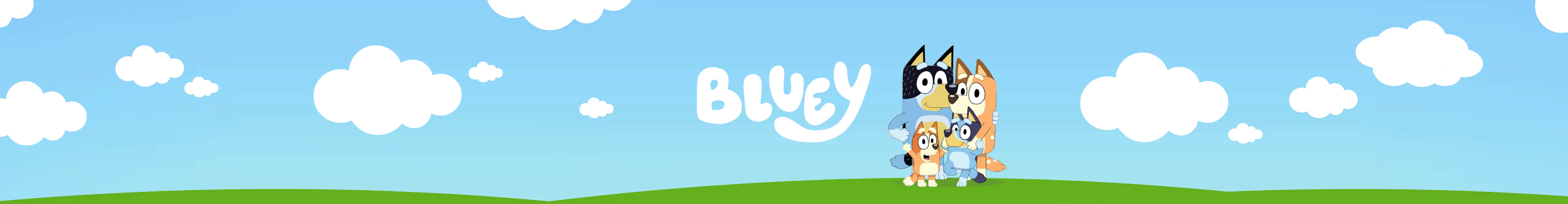 Bluey pluszaki banner