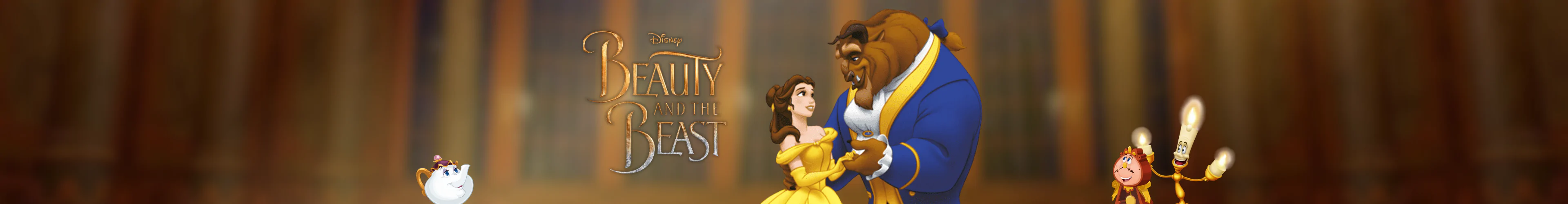 Beauty and the Beast prezenty produkty banner