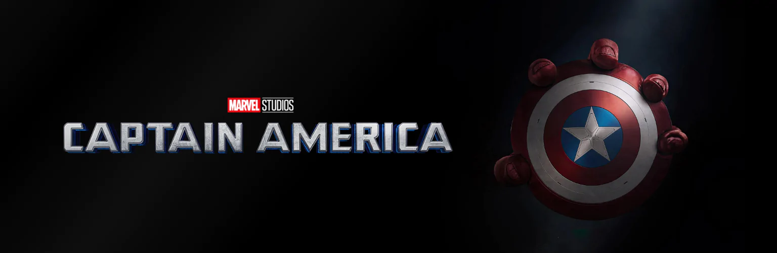 Captain America czapki banner mobil