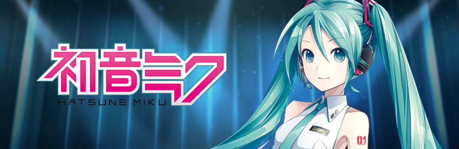 Vocaloid Hatsune Miku prezenty produkty banner mobil