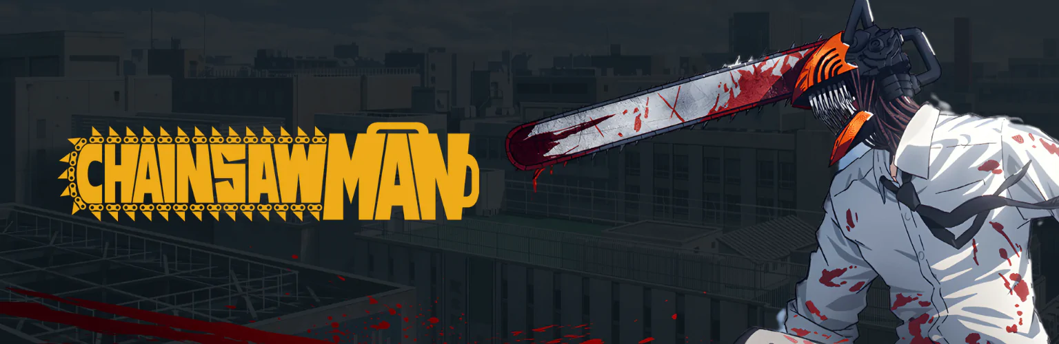 Chainsaw Man prezenty produkty banner mobil