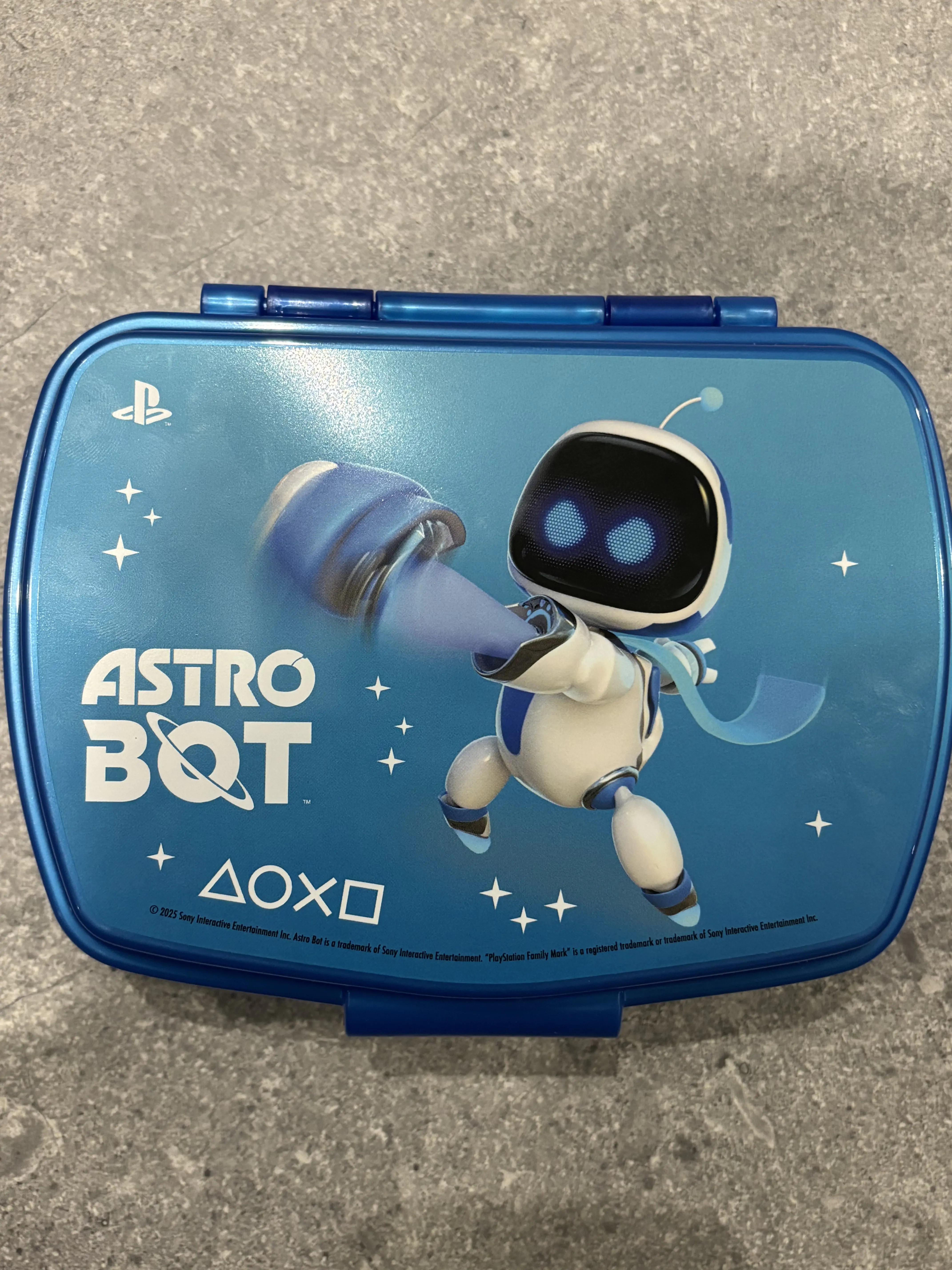 Playstation Astro Bot zabawne plastikowe pudełko na kanapki zdjęcie produktu
