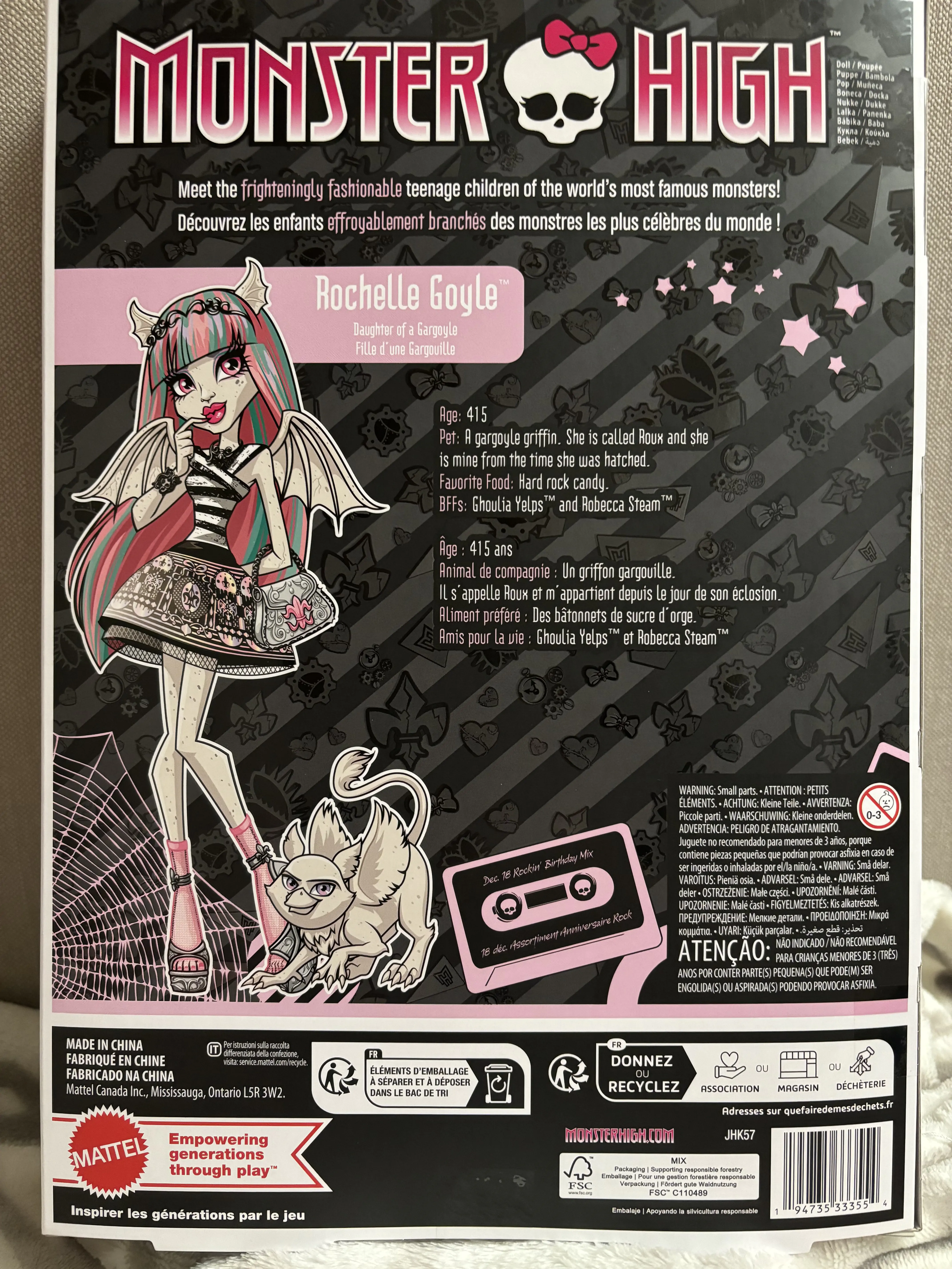 Monster High Collector Lalka Rochelle Goyle zdjęcie produktu
