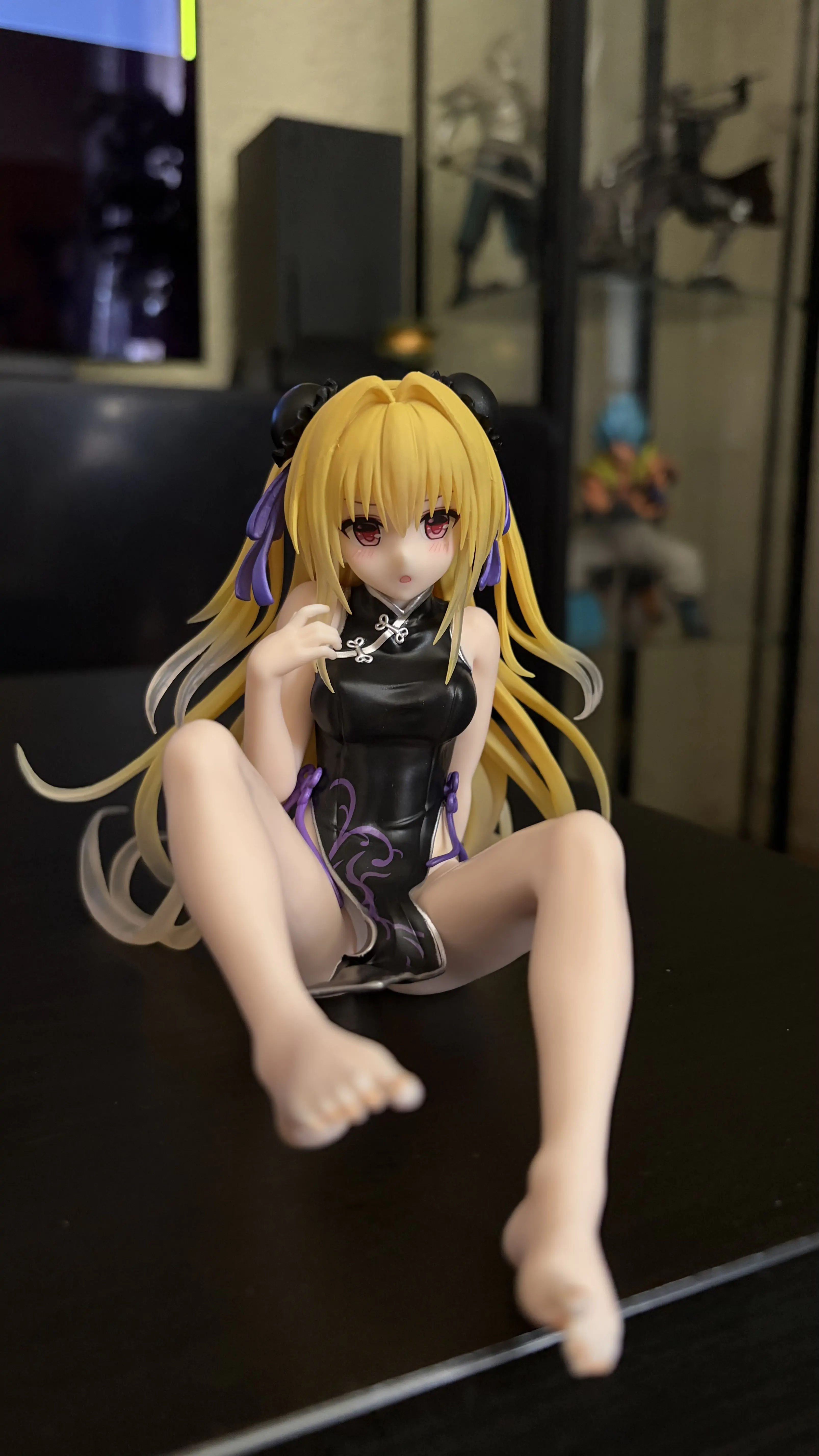 To Love-Ru Darkness PVC Statue Desktop Cute Figure Golden Darkness (China Dress Ver.) Renewal 13 cm zdjęcie produktu