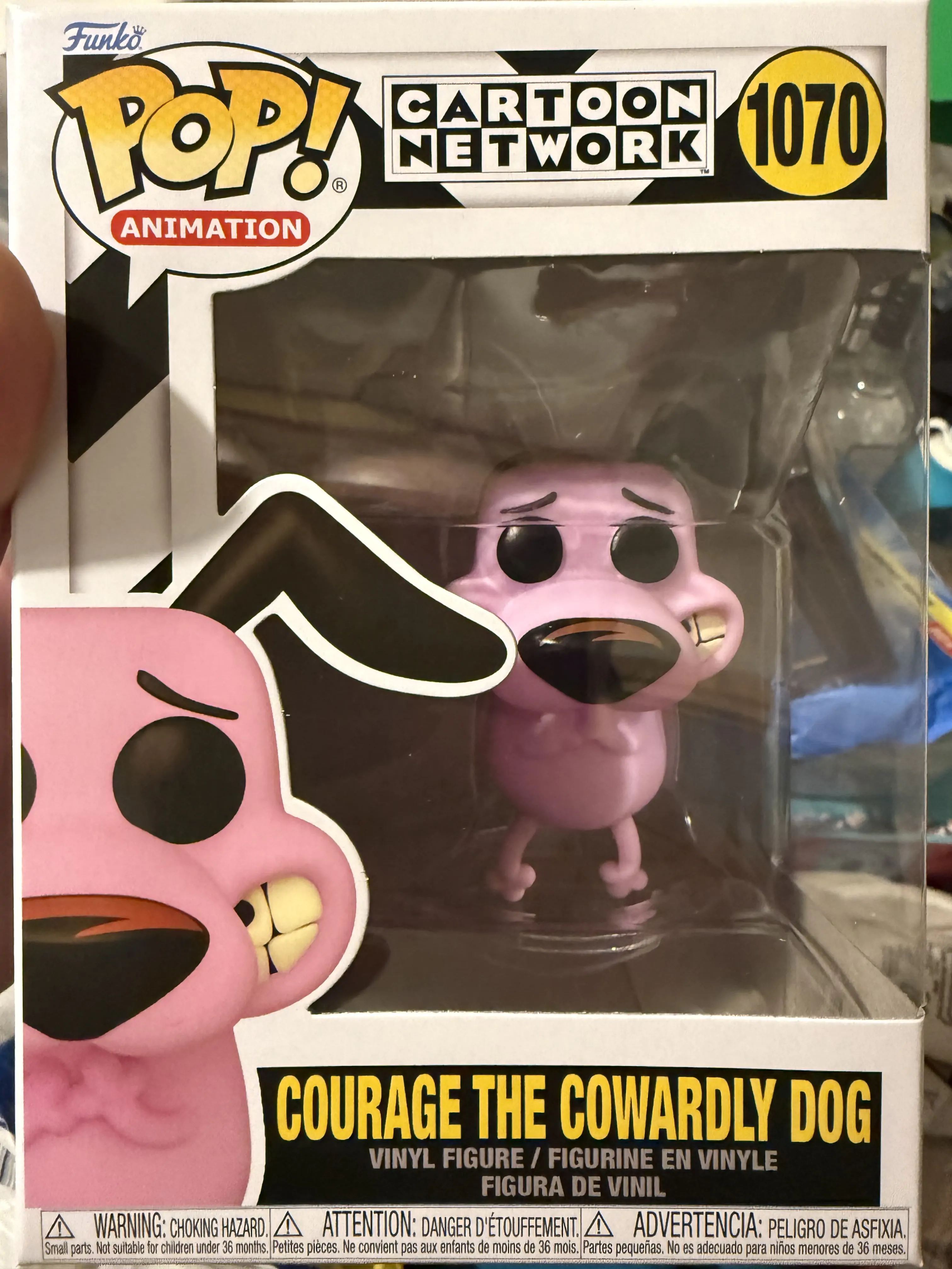 "Courage the Cowardly Dog" POP! Animation Figurka winylowa Odważny 9 cm zdjęcie produktu