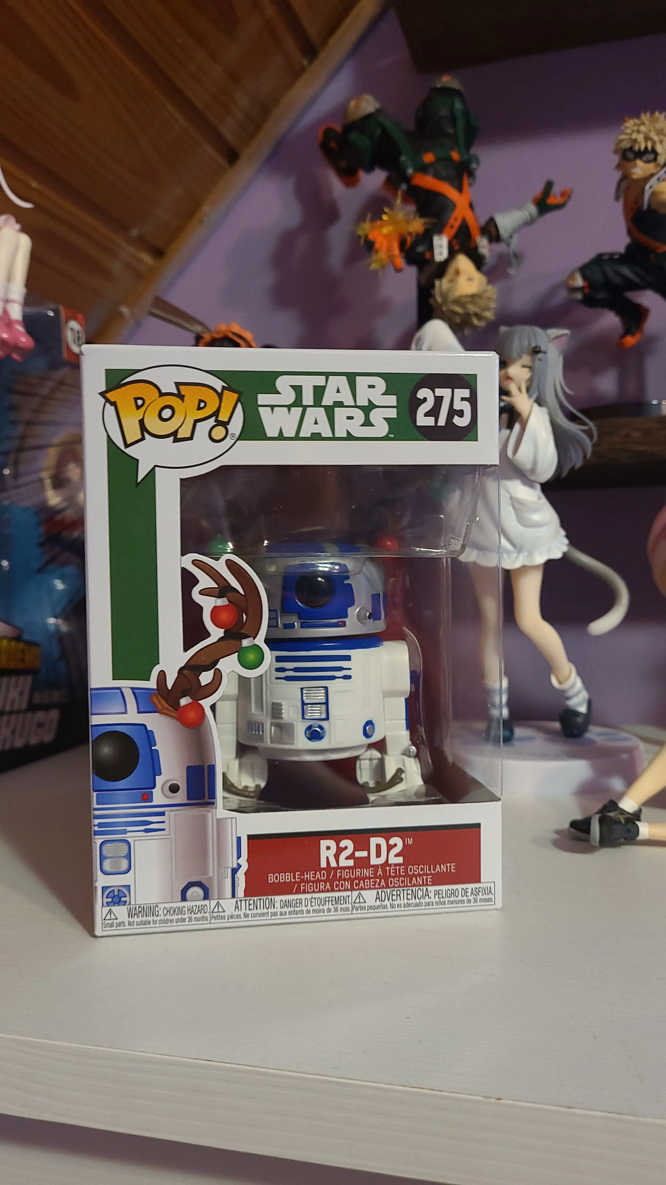 Figurka POP Star Wars Holiday R2-D2 z Rogami zdjęcie produktu