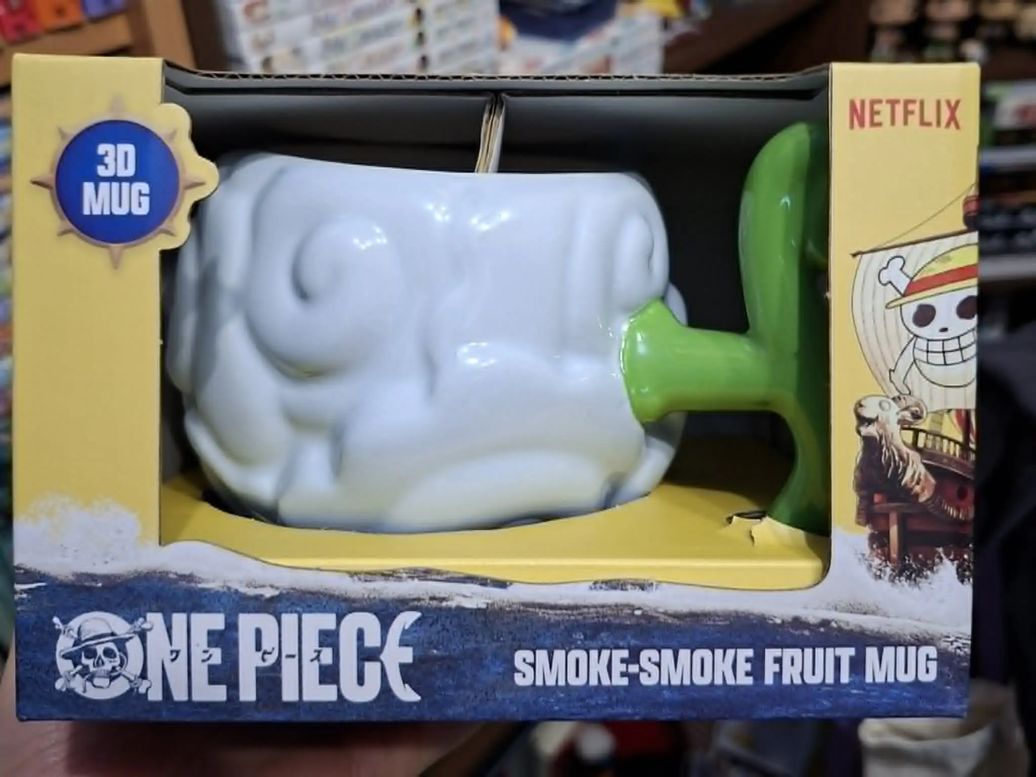 One Piece Netflix 3D Kubek Fruit Smoke-Smoke 600 ml zdjęcie produktu