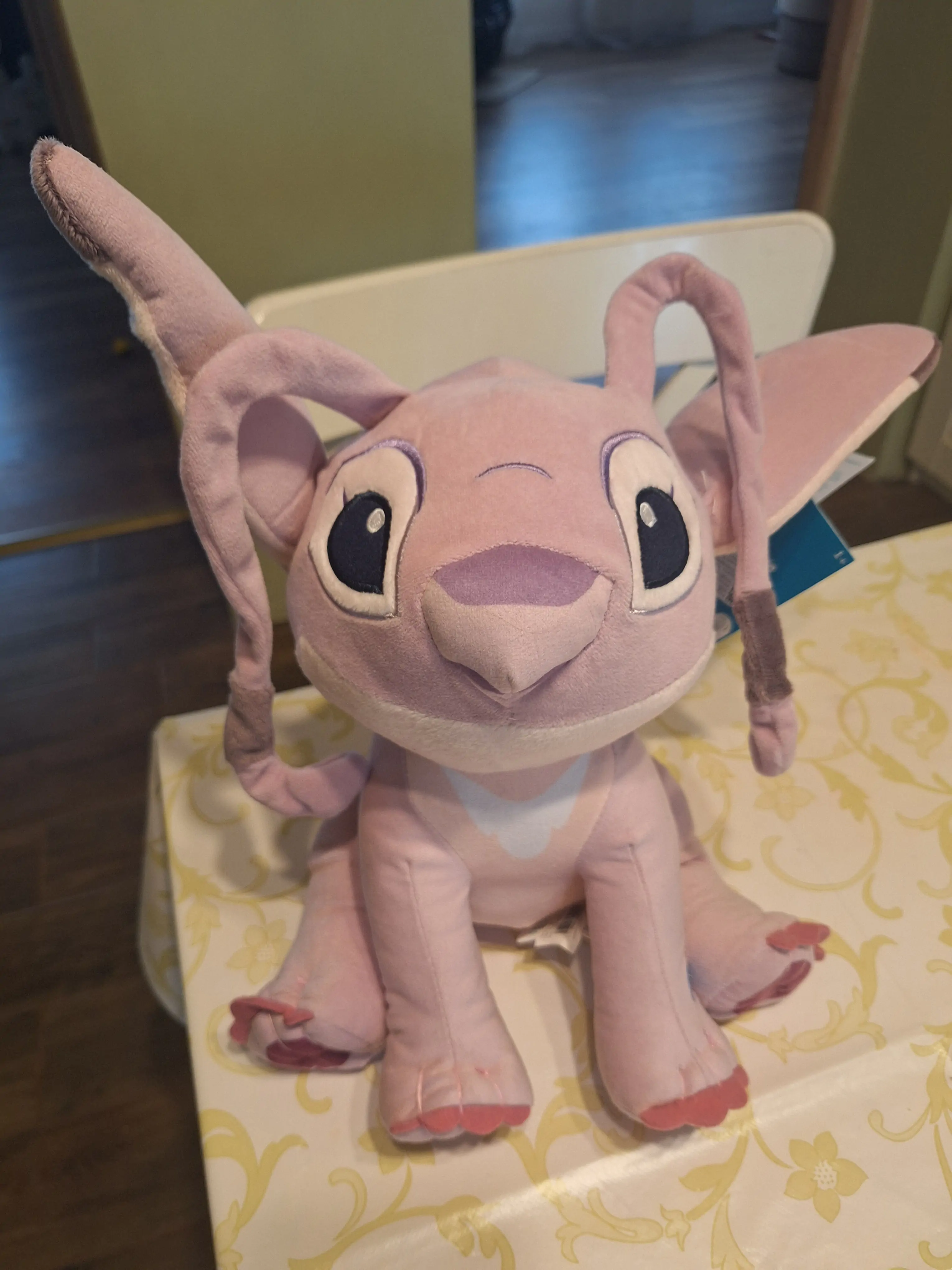 Disney Stitch Angel miękka pluszowa zabawka z dźwiękiem 30 cm zdjęcie produktu