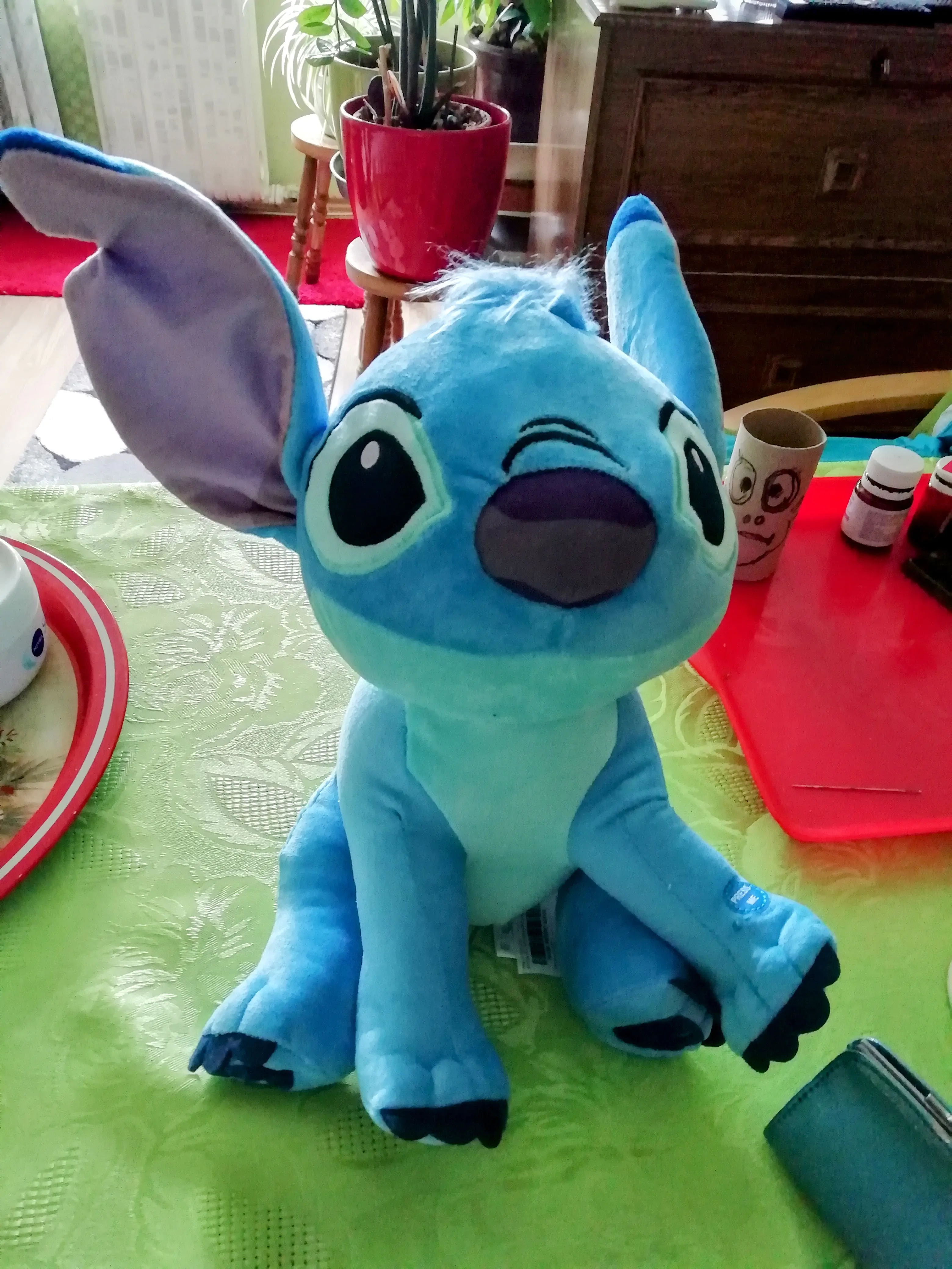 Lilo & Stitch Pluszowa Figurka z Dźwiękiem Stitch 30 cm zdjęcie produktu