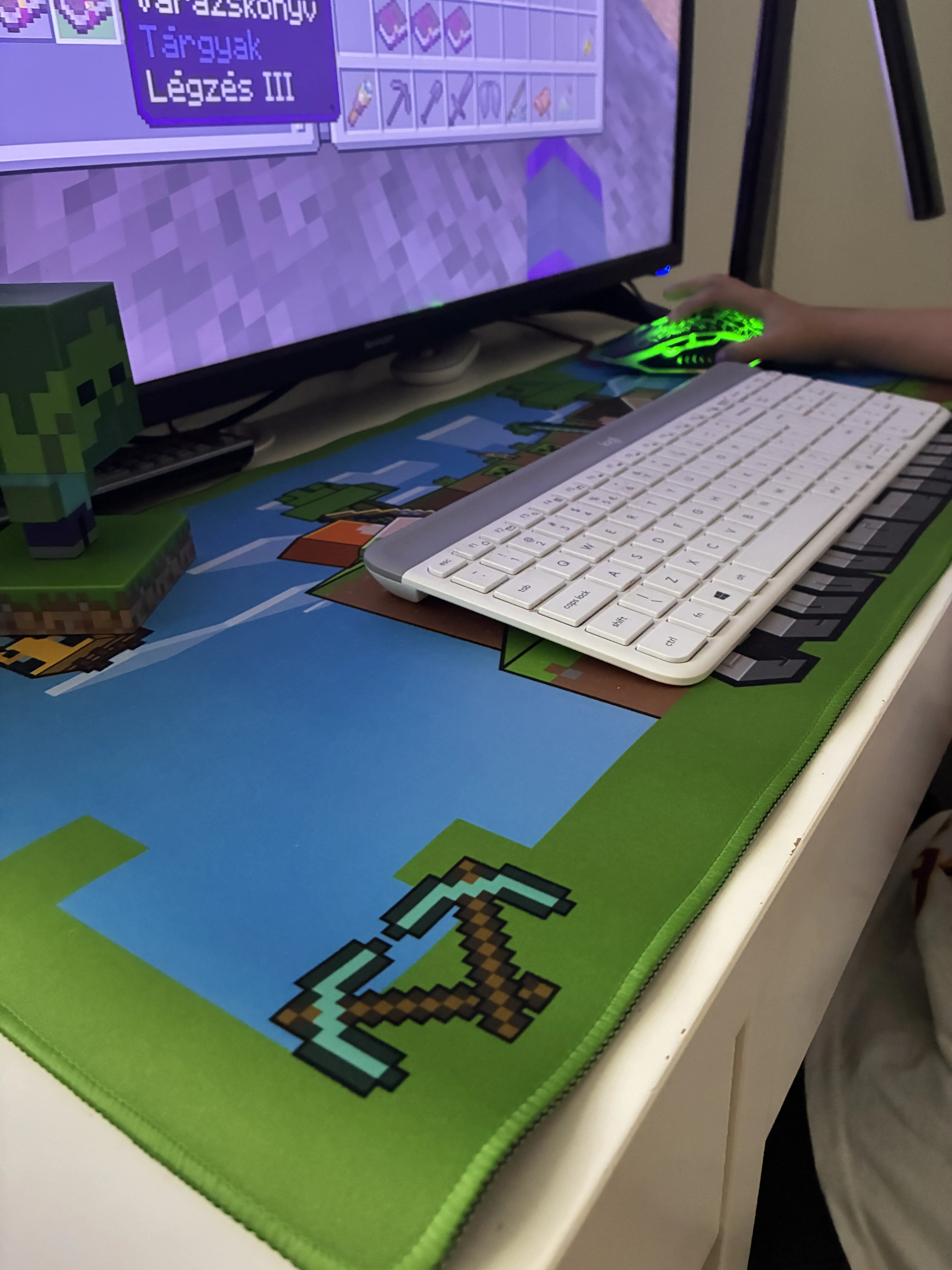 Podkładka na biurko gamingowa Minecraft zdjęcie produktu
