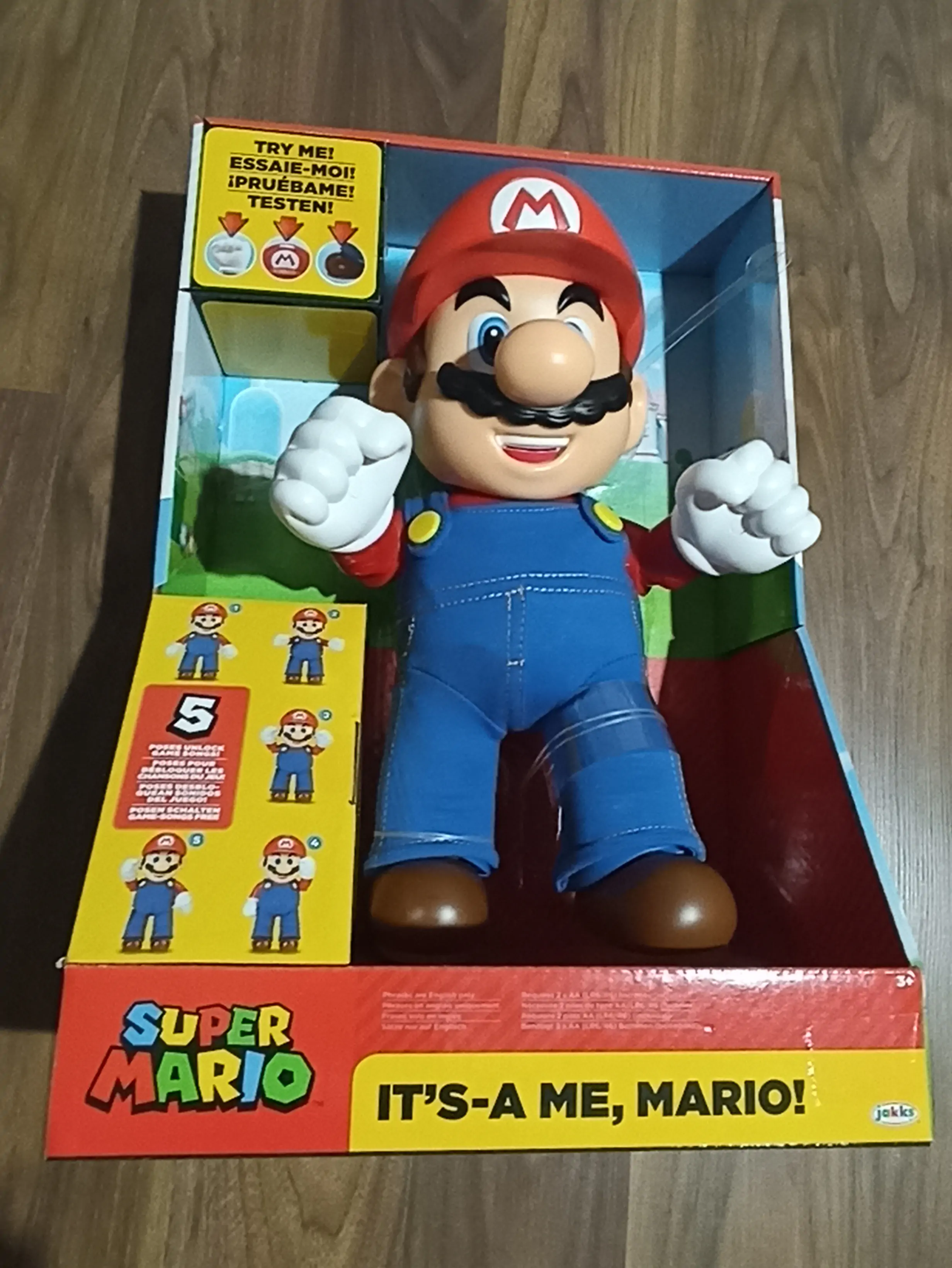 World of Nintendo Figurka Akcji Mówiąca It's-A Me! Mario 30 cm zdjęcie produktu