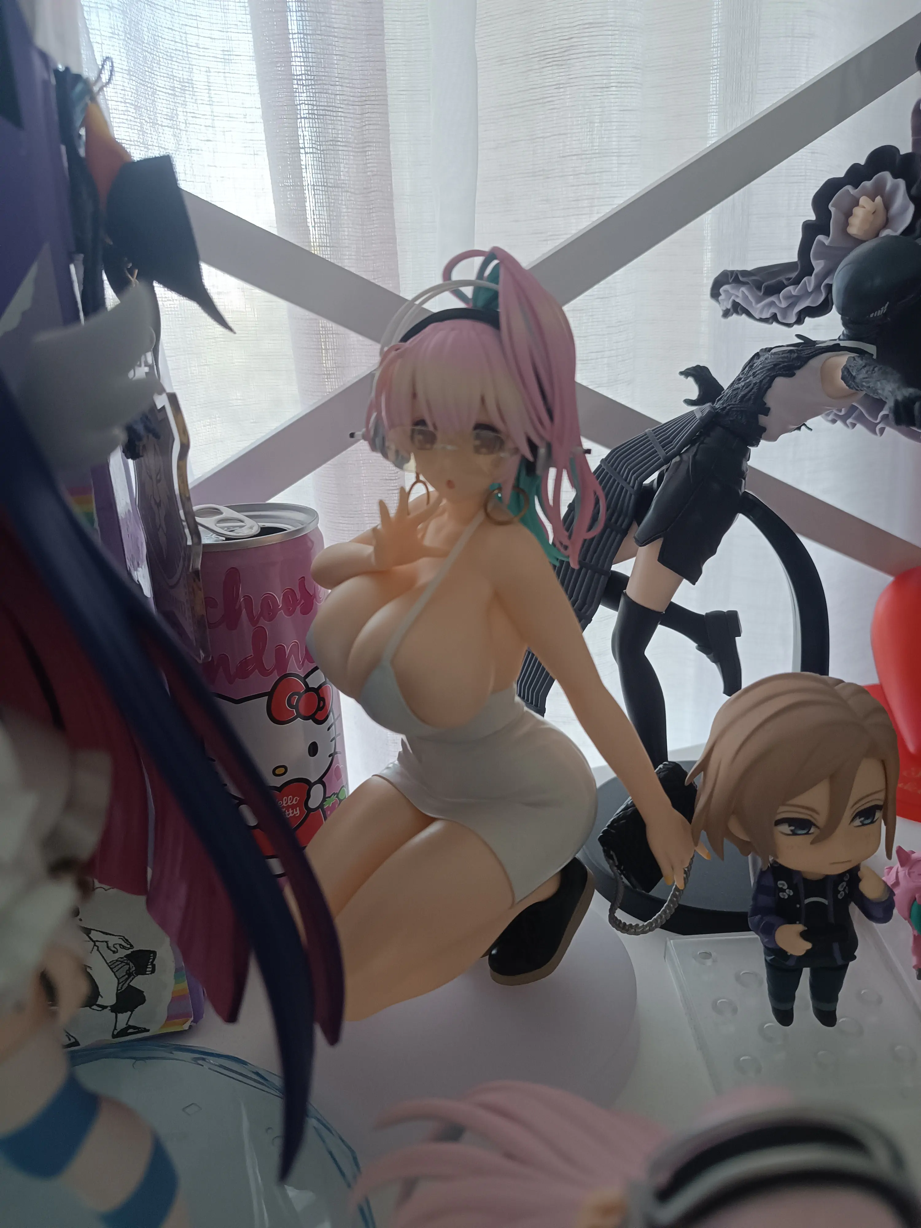 Super Sonico Pop Up Parade PVC Statuetka Super Sonico: 15th Mini Dress Ver. L Rozmiar 20 cm zdjęcie produktu