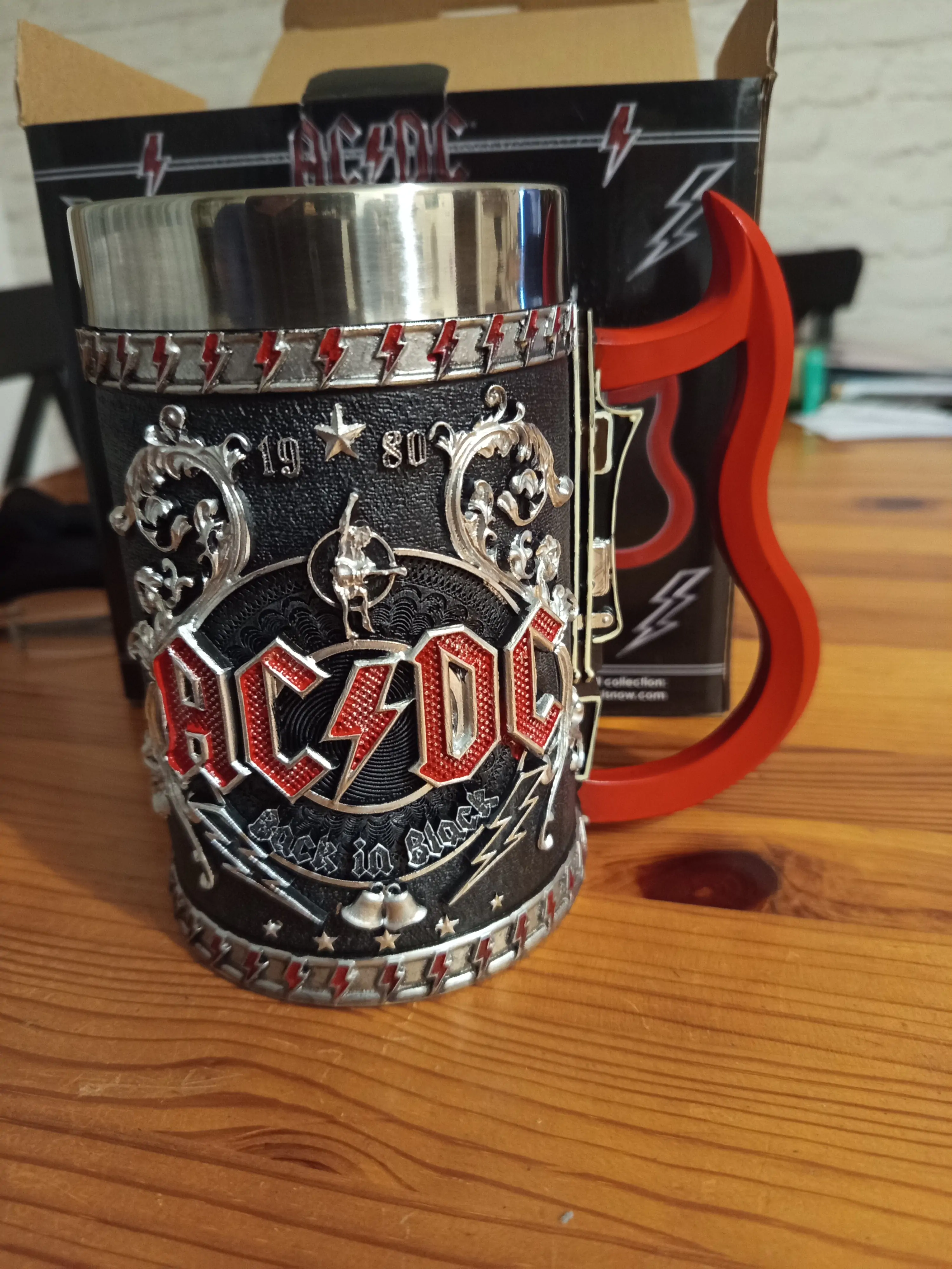 ACDC Tankard Back In Black - Kufel zdjęcie produktu