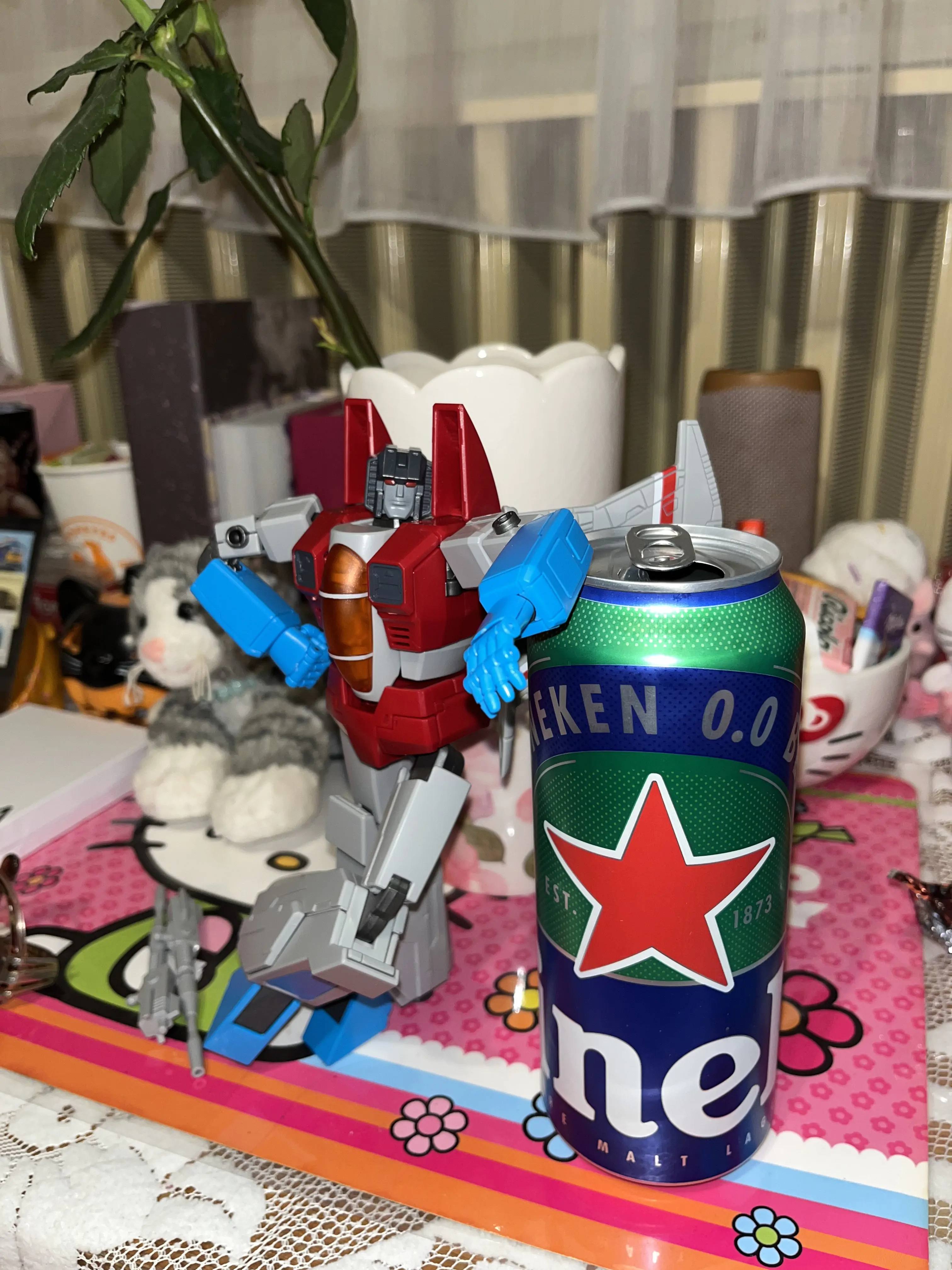 Transformers Generation One AMK Series Plastikowy Model do Składania Starscream 19 cm zdjęcie produktu
