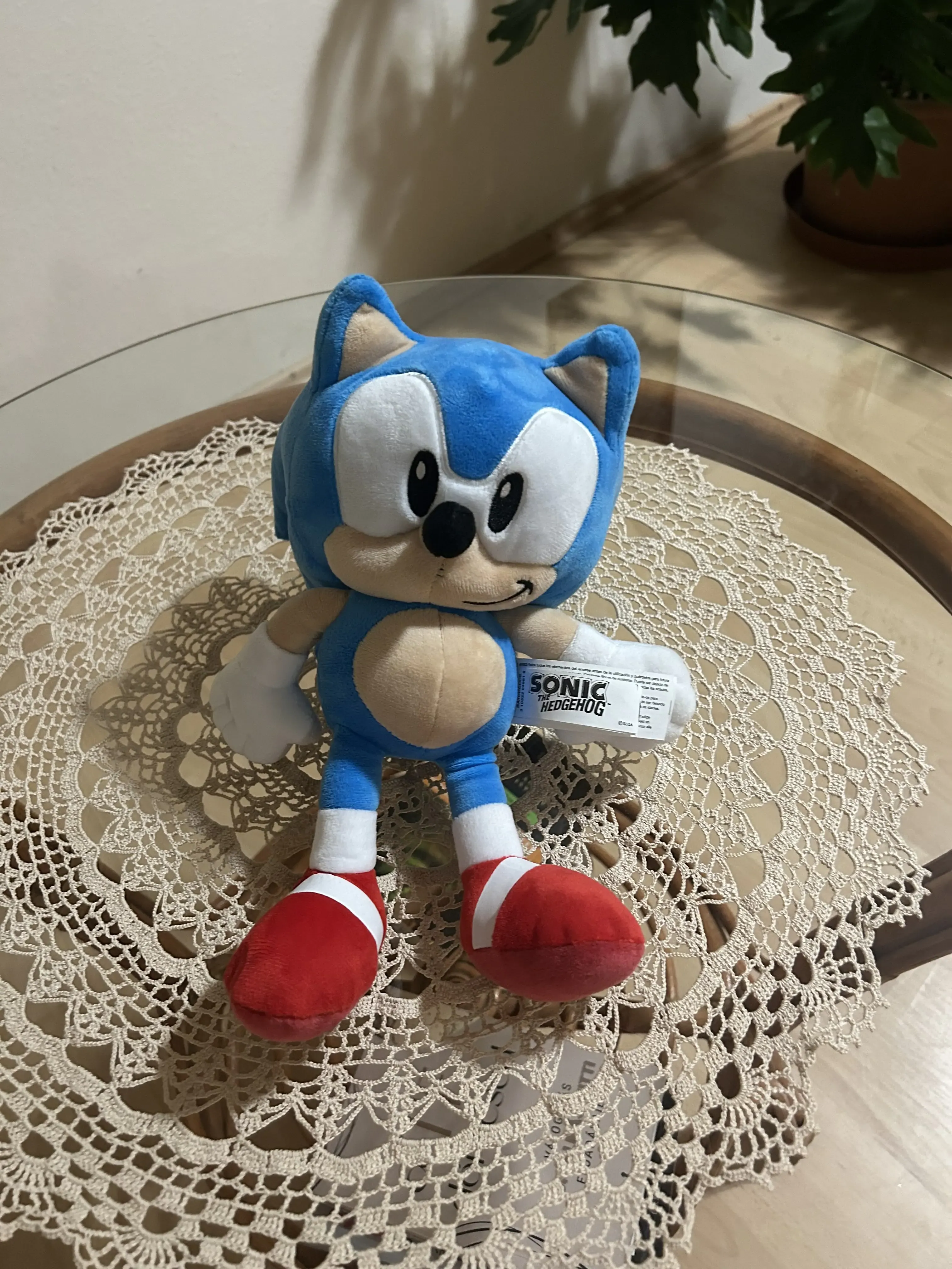 Miękka pluszowa zabawka Sonic 30 cm zdjęcie produktu