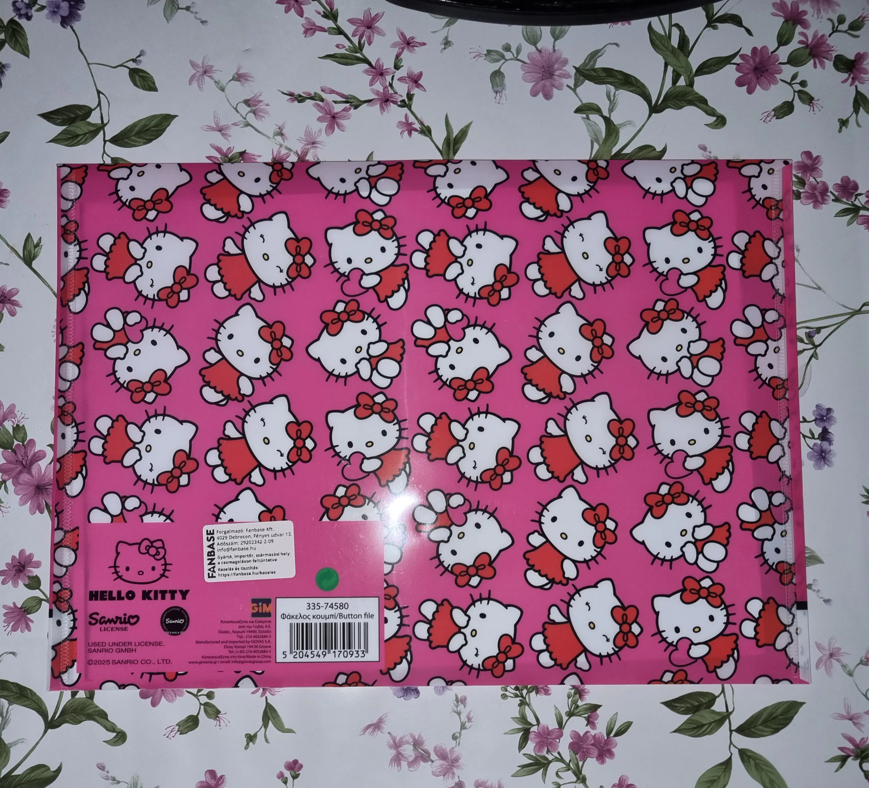 Hello Kitty Sweetheart teczka na dokumenty A4 zdjęcie produktu