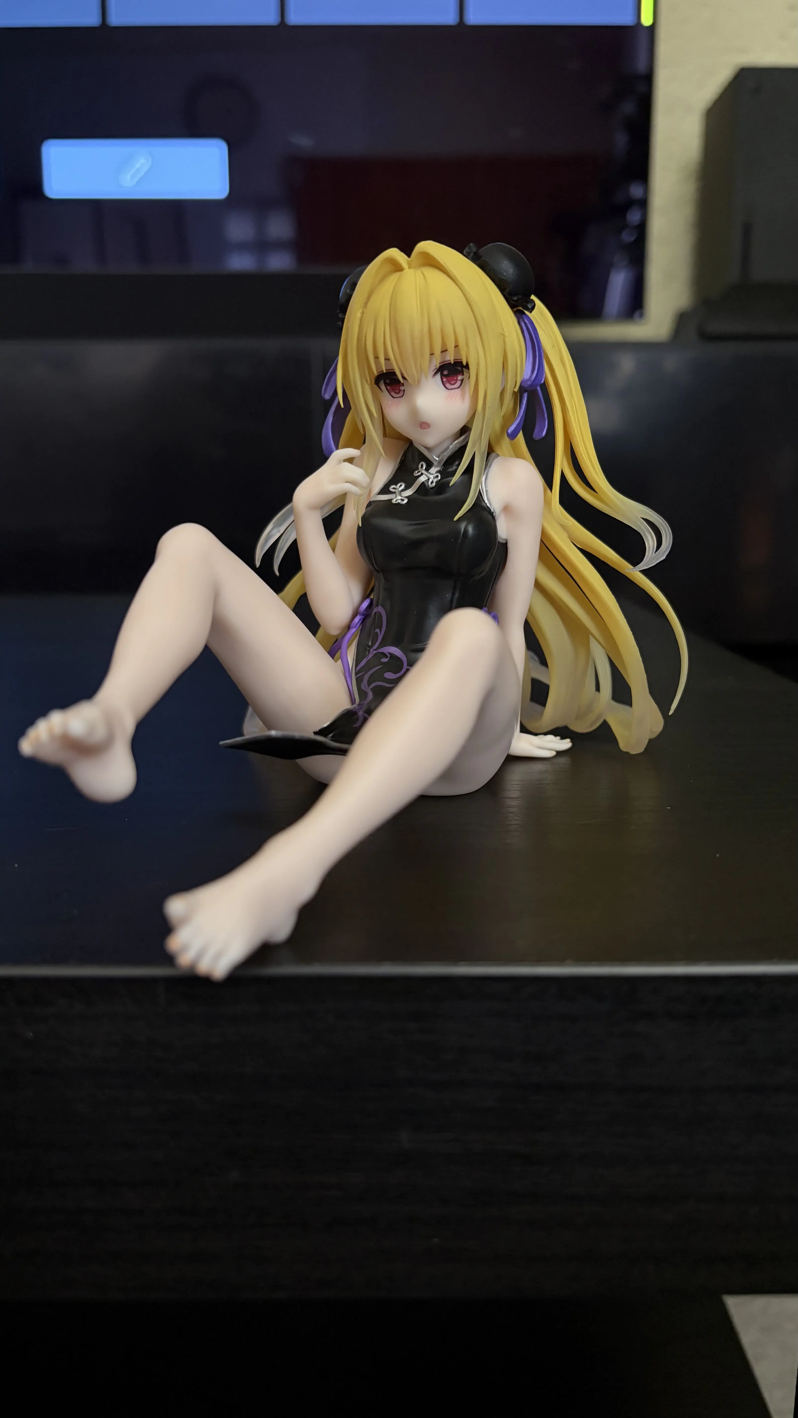 To Love-Ru Darkness PVC Statue Desktop Cute Figure Golden Darkness (China Dress Ver.) Renewal 13 cm zdjęcie produktu