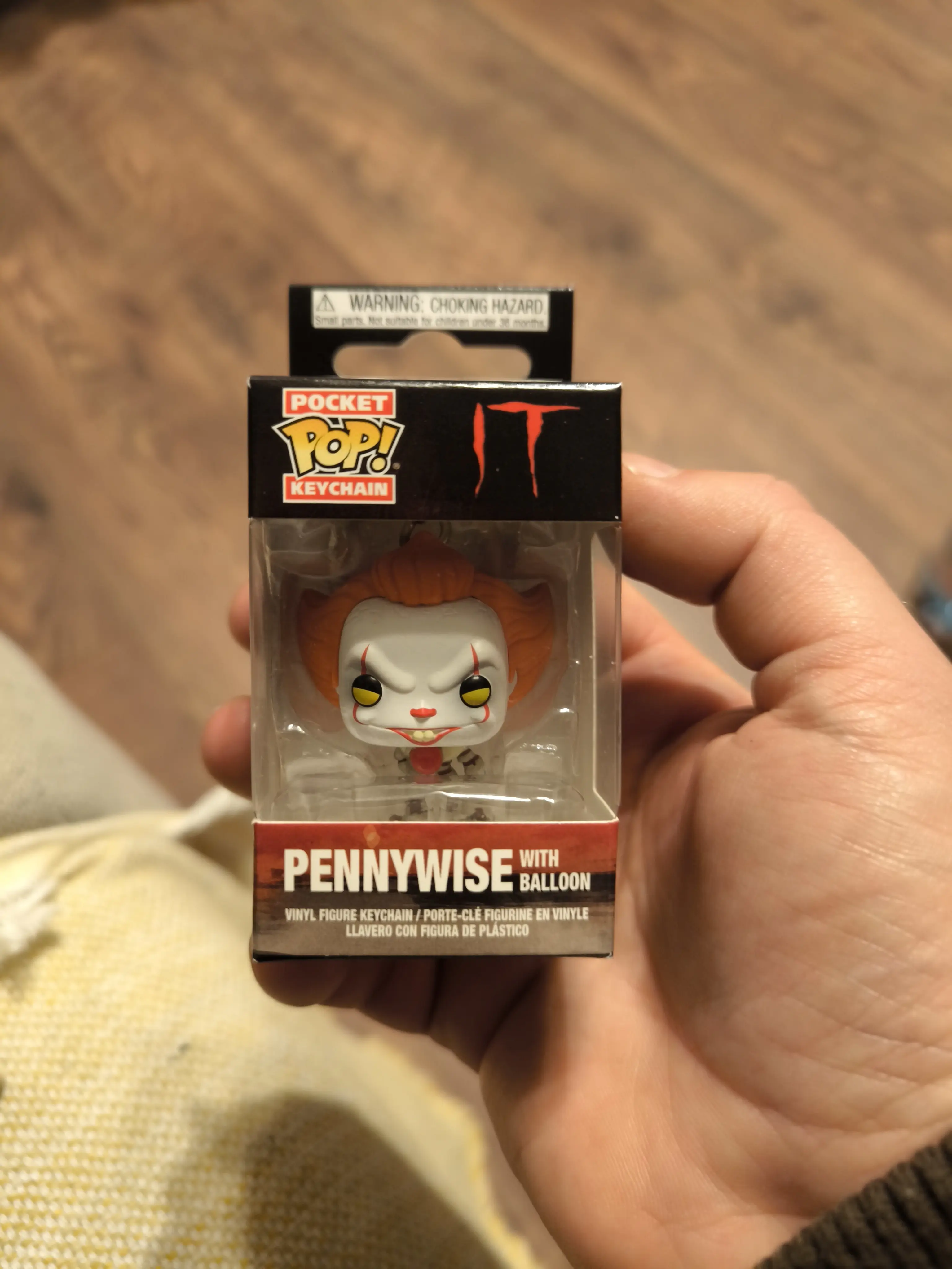 Stephen King's It 2017 Pocket POP! brelok winylowy Pennywise z balonem 4 cm zdjęcie produktu
