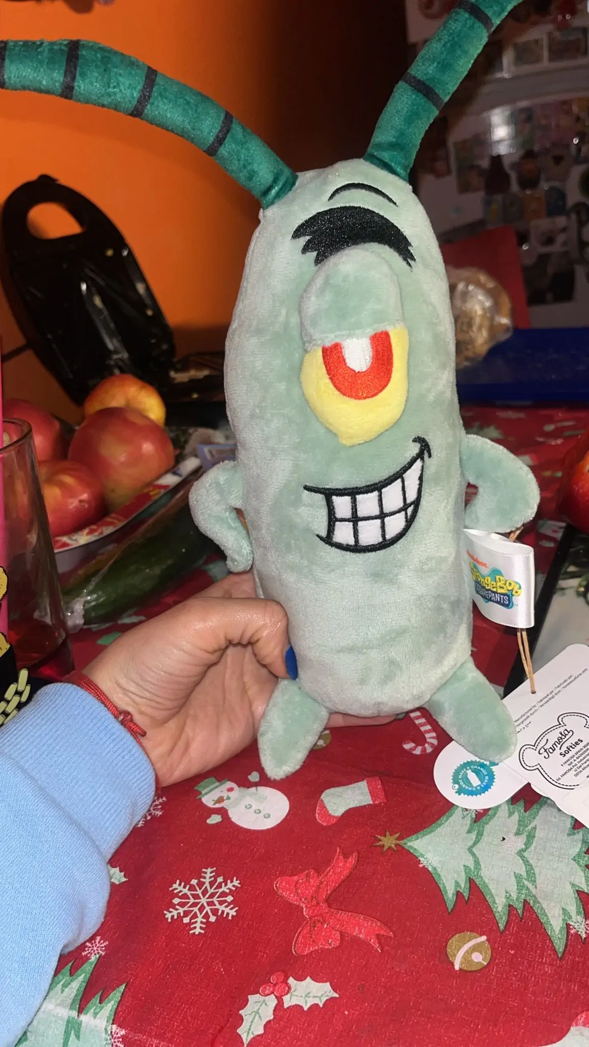 SpongeBob SquarePants Plankton pluszowa figurka 25 cm zdjęcie produktu