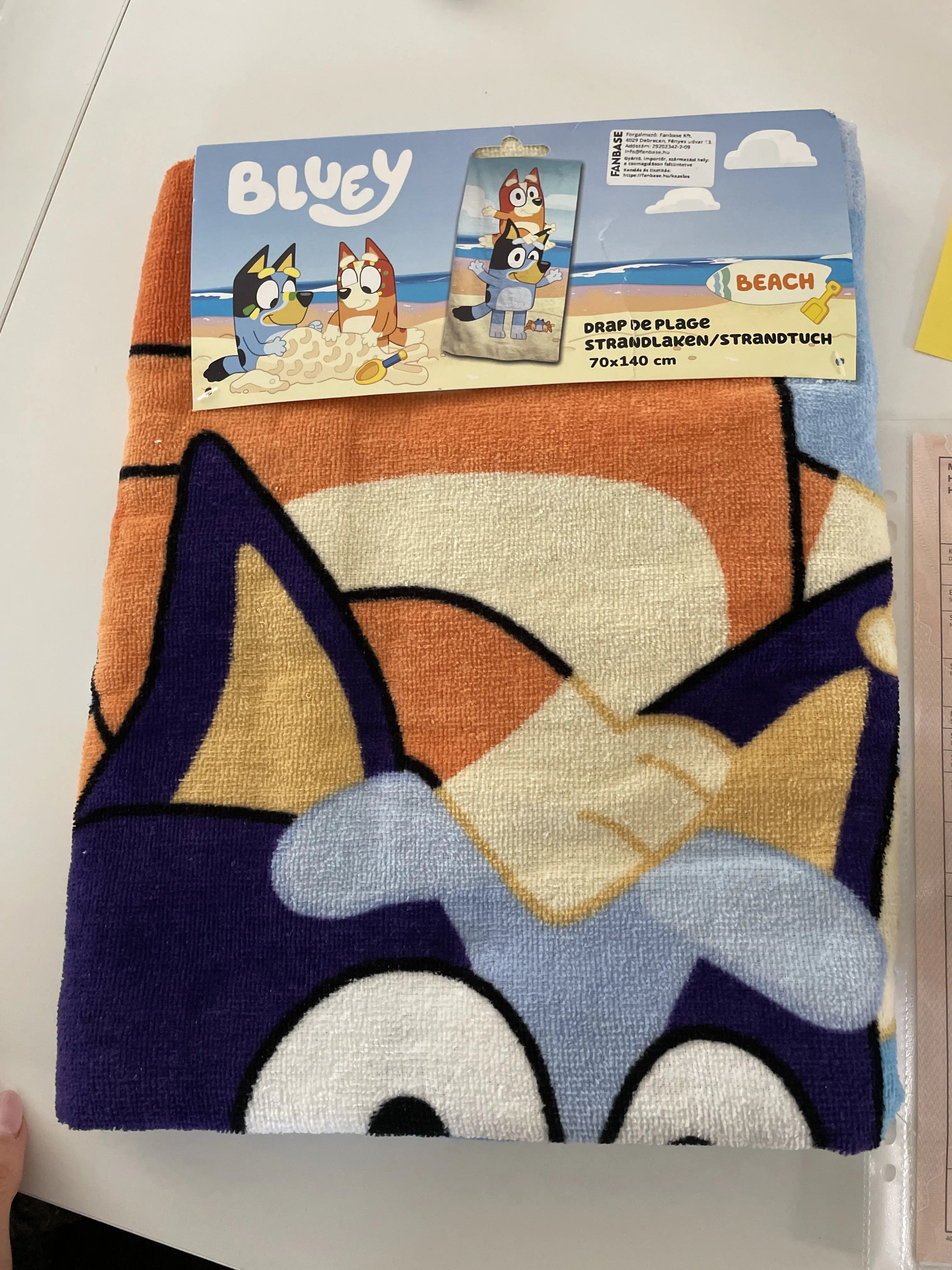 Ręcznik plażowy bawełniany Bluey zdjęcie produktu