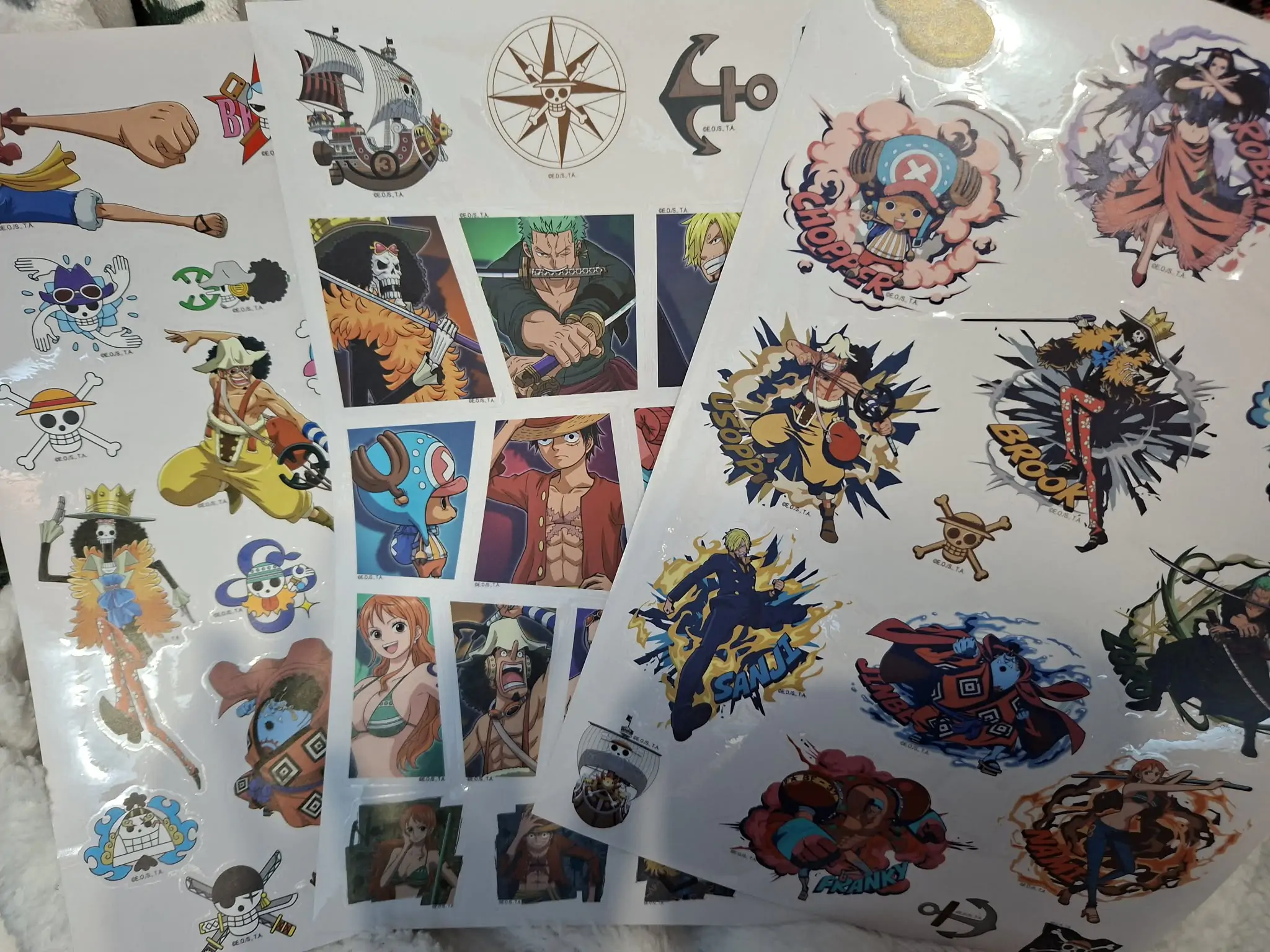 One Piece Zestaw usuwalnych naklejek zdjęcie produktu