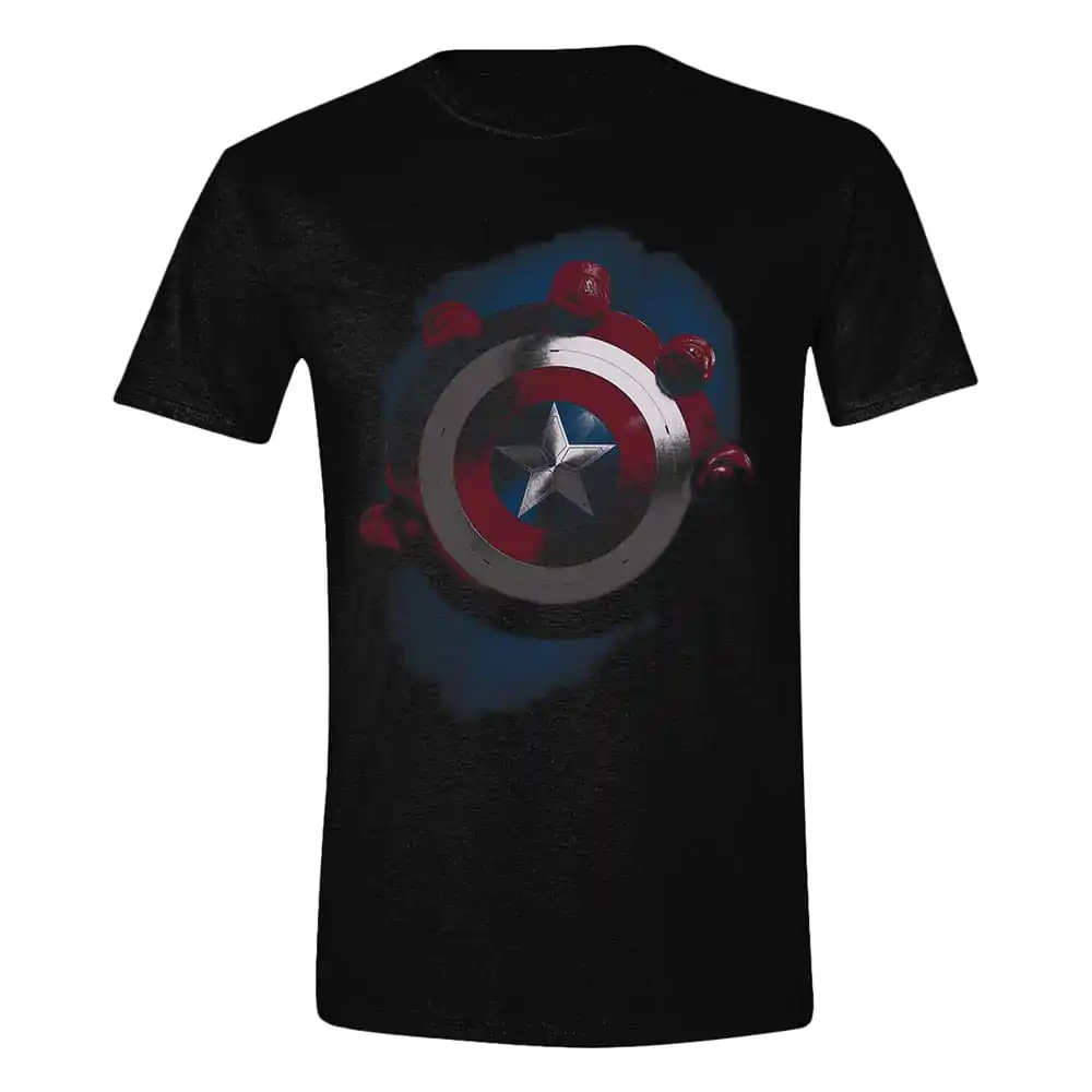 Captain America Brave New World T-Shirt Tarcza Kapitana Ameryki z czerwonym Rozmiar zdjęcie produktu