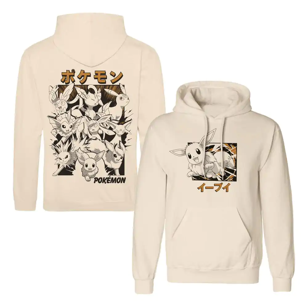 Bluza z kapturem Pokémon Eevee Evolutions Katakana zdjęcie produktu