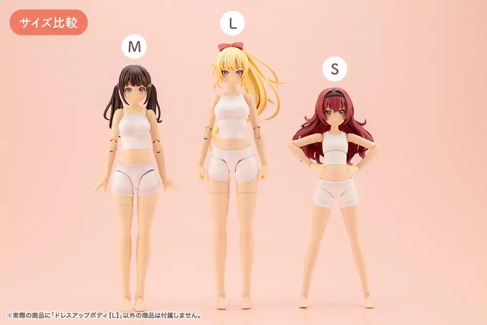 Sousai Shojo Teien Accessory Set dla figurek akcji 1/10 Dress Up Body Size L zdjęcie produktu