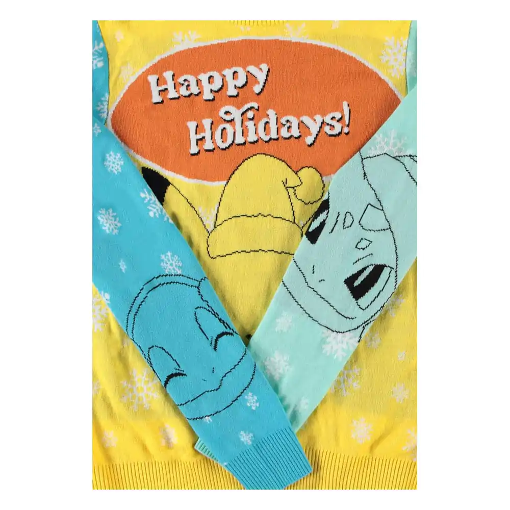 Pokémon Świąteczny Sweter Jumper Pikachu, Bulbasaur, Squirtle & Charmender zdjęcie produktu