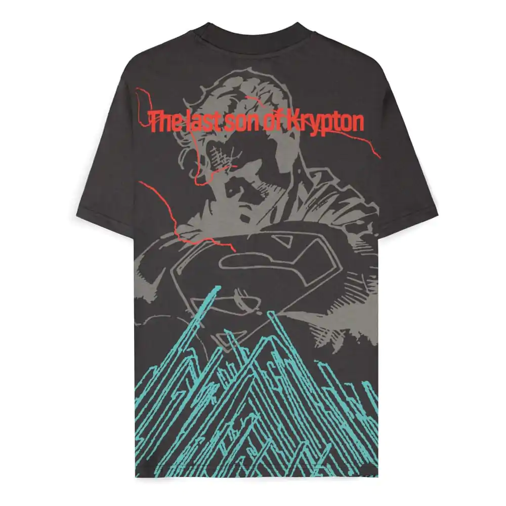 DC Comics Superman Dark Grey son of Krypton koszulka zdjęcie produktu