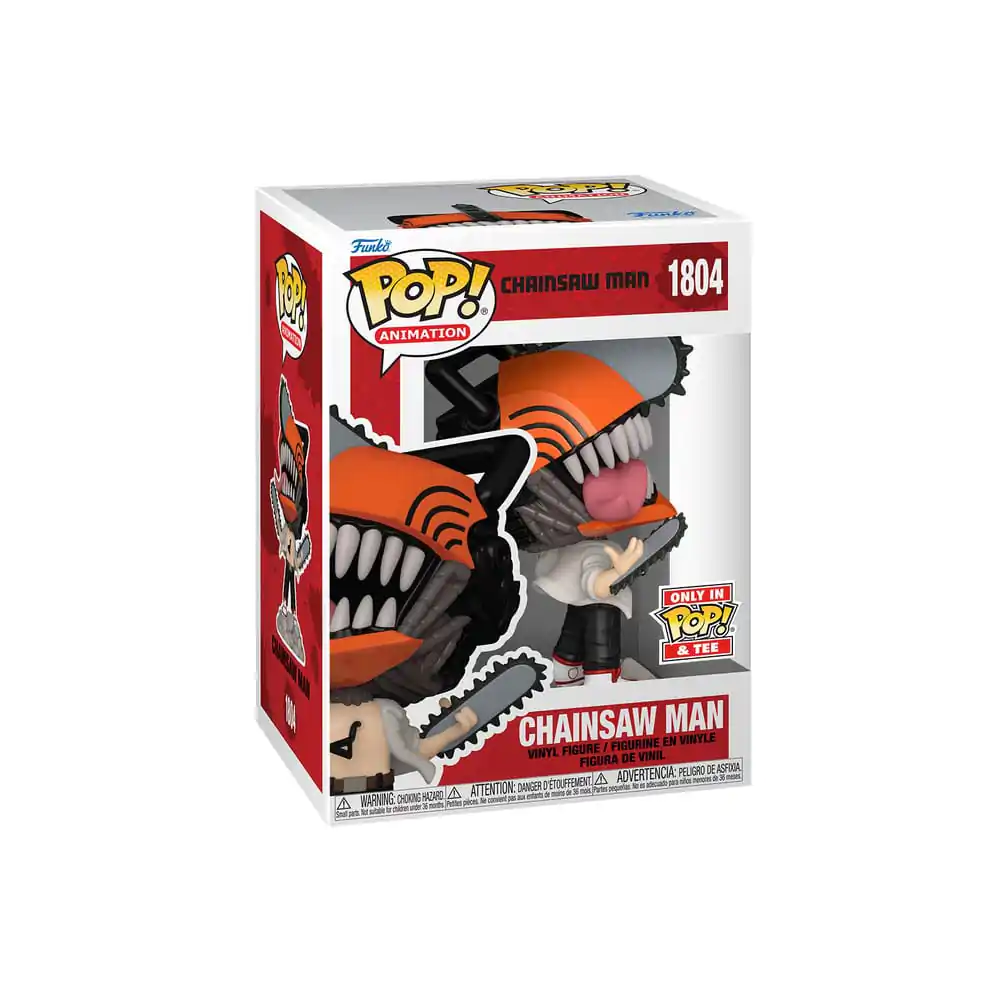 Chainsaw Man Funko POP! & Koszulka w Pudełku Chainsaw Man Leaping zdjęcie produktu