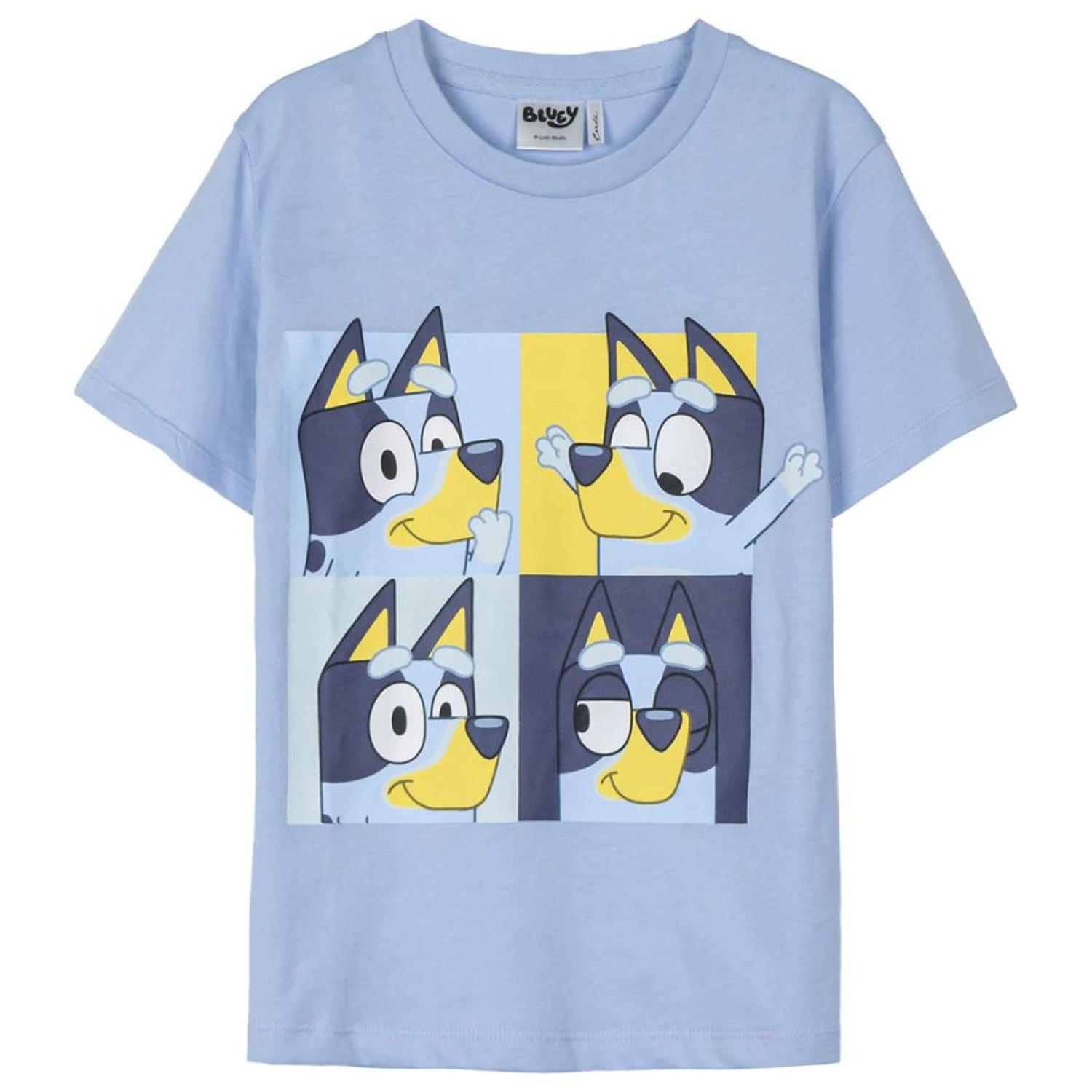 Bluey Mosaic dziecięca koszulka z krótkim rękawem, top zdjęcie produktu