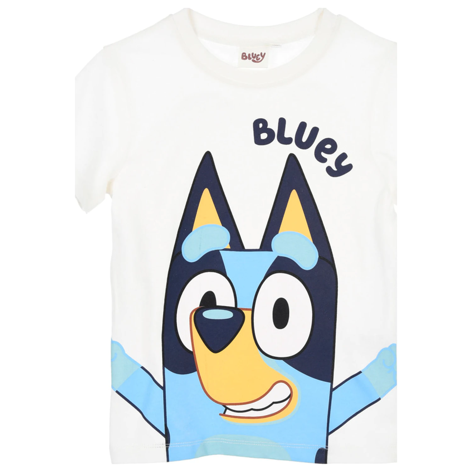 Bluey Biały Dziecięcy Krótki T-Shirt, Top zdjęcie produktu