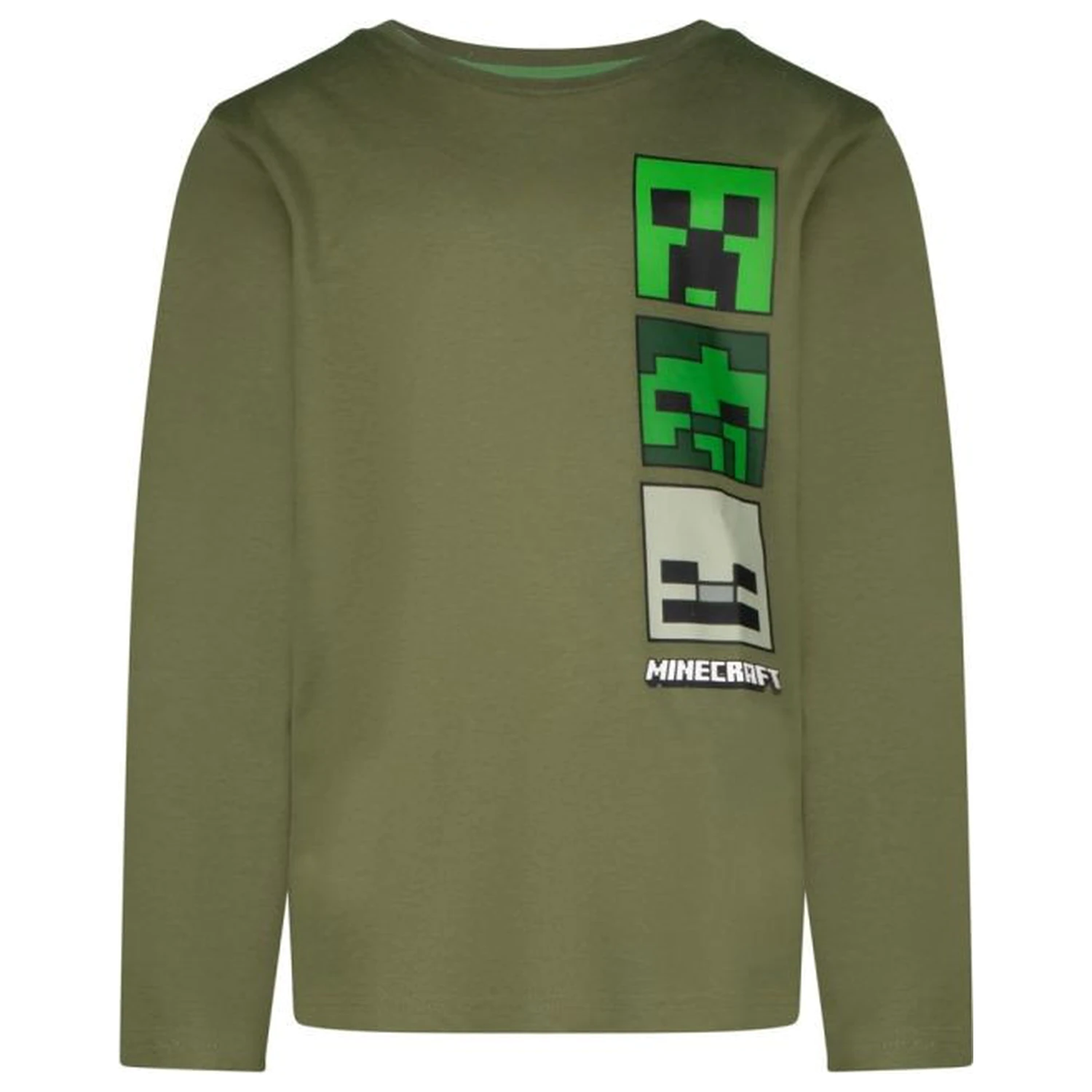 Minecraft Blocky Dziecięcy T-Shirt z Długim Rękawem, Top zdjęcie produktu