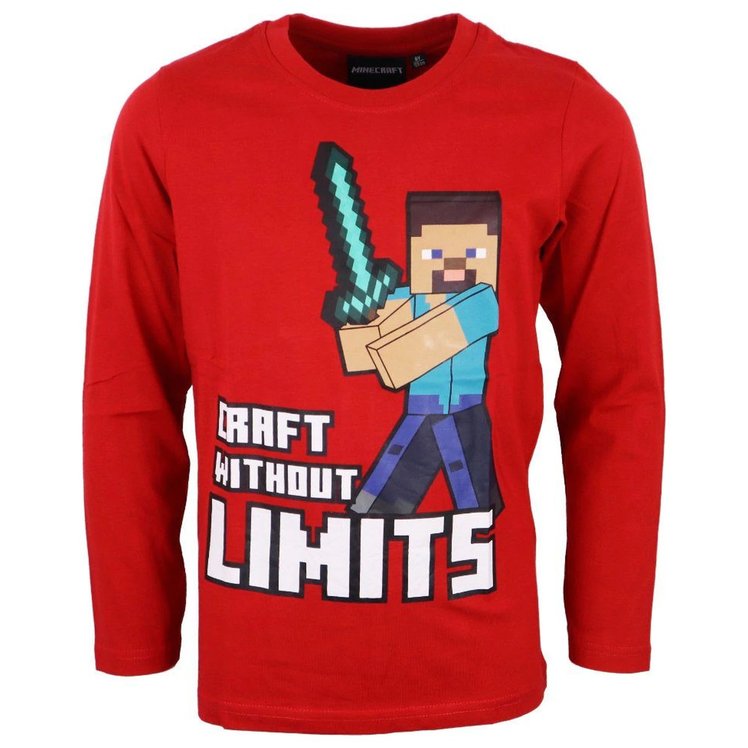 Minecraft Without Limits Kids' T-shirt z długim rękawem, Top zdjęcie produktu