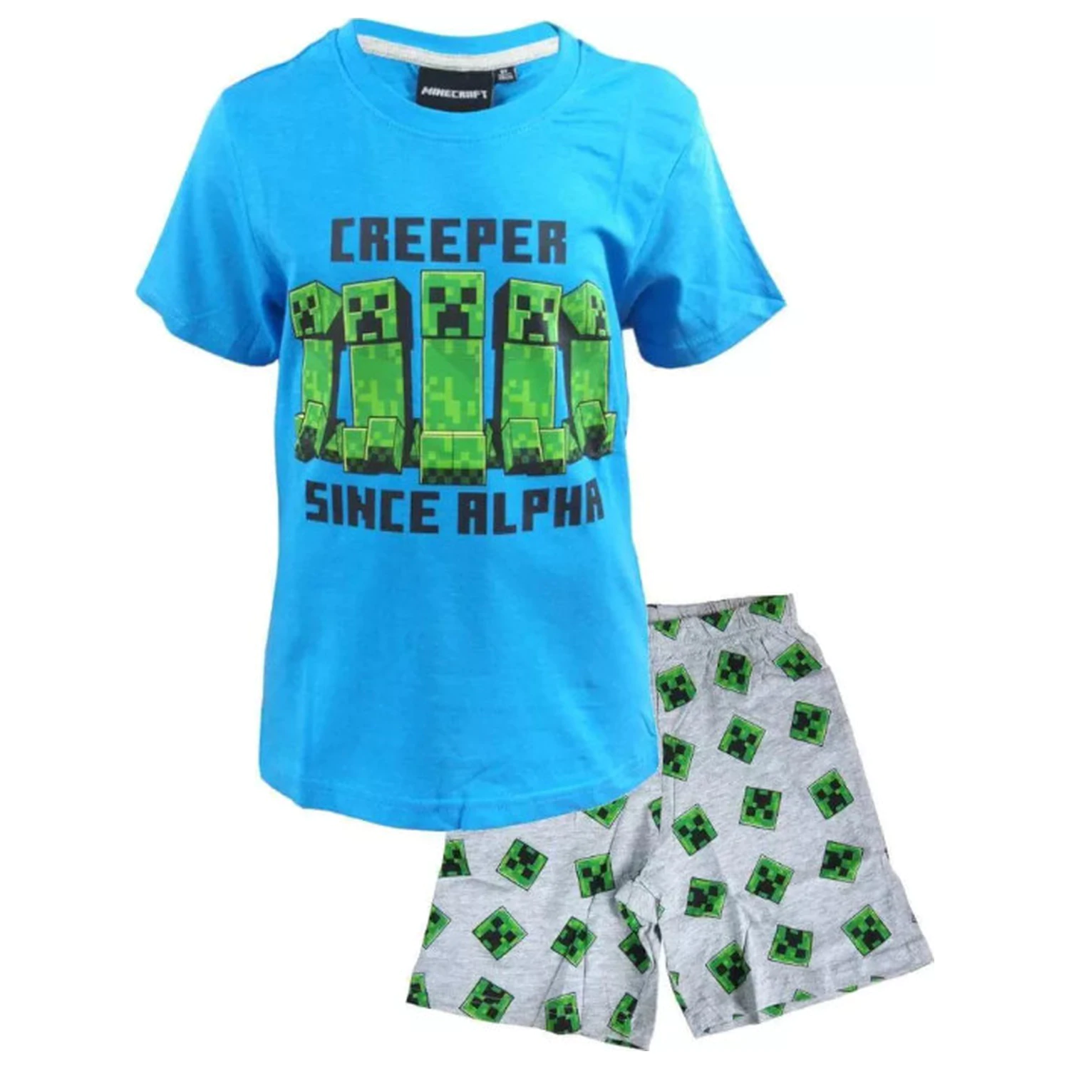 Minecraft Alpha dziecięca krótka piżama zdjęcie produktu
