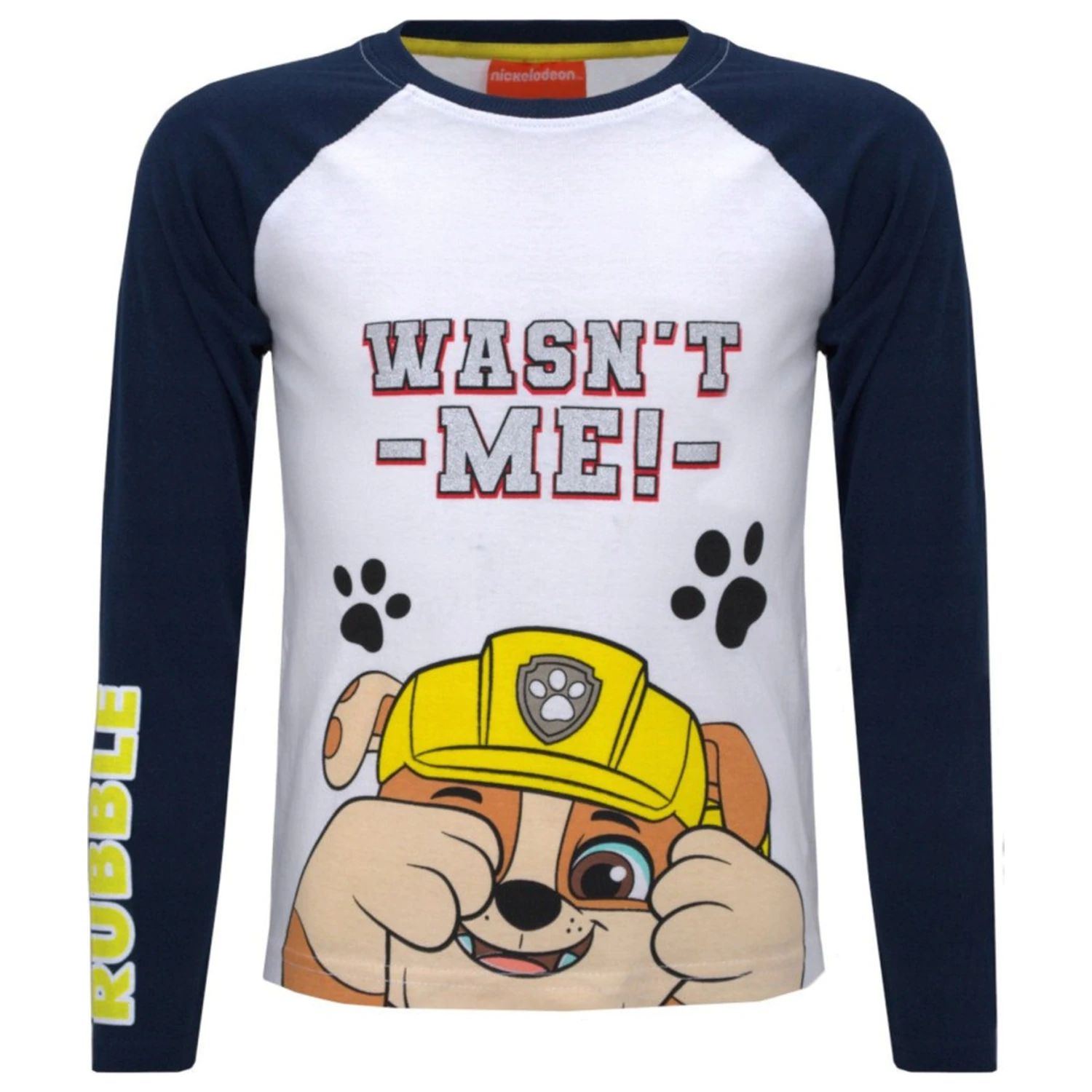PAW Patrol czarny T-shirt z długim rękawem dla dzieci, top zdjęcie produktu