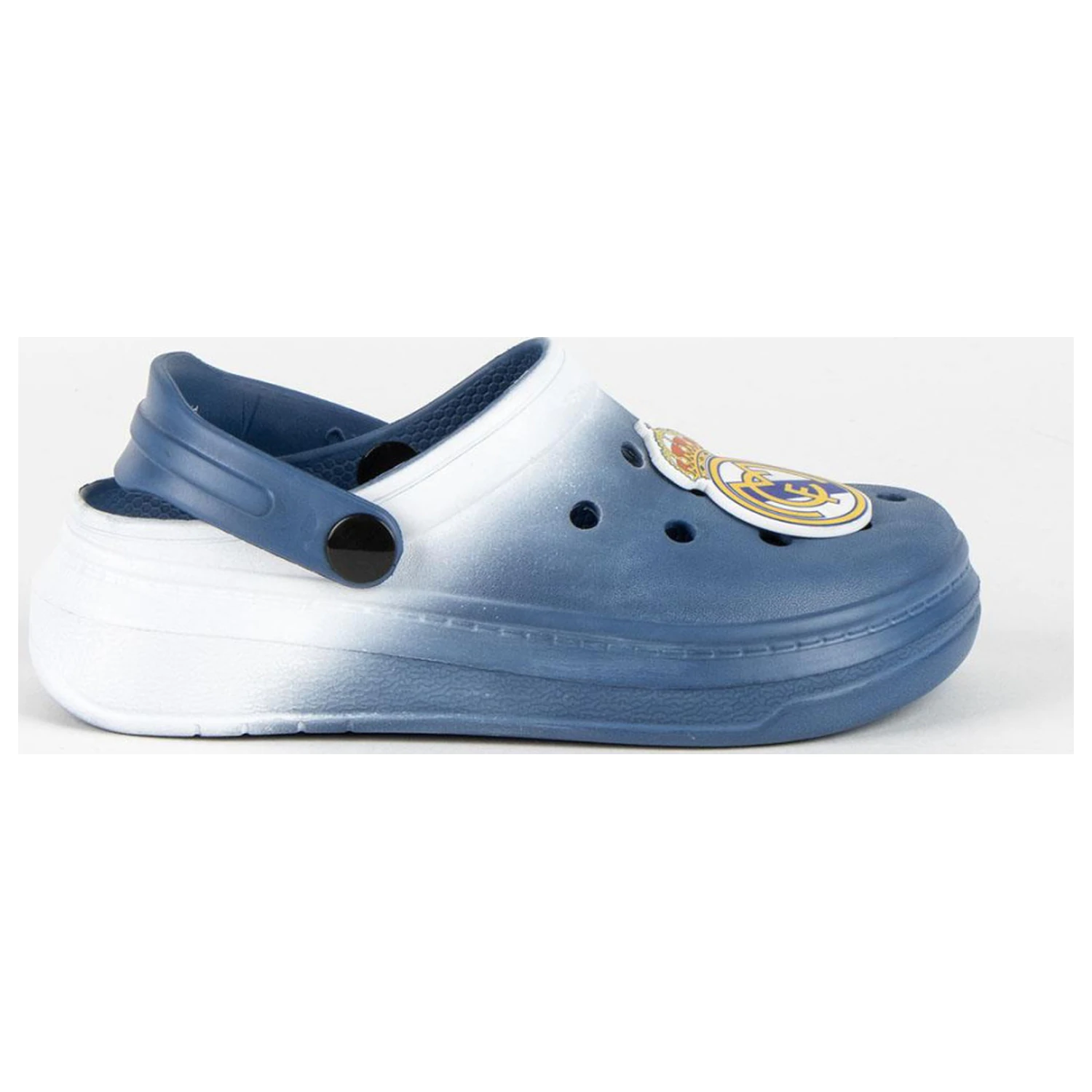 Real Madrid Coat of Arms Blue dziecięce kapcie, chodaki zdjęcie produktu