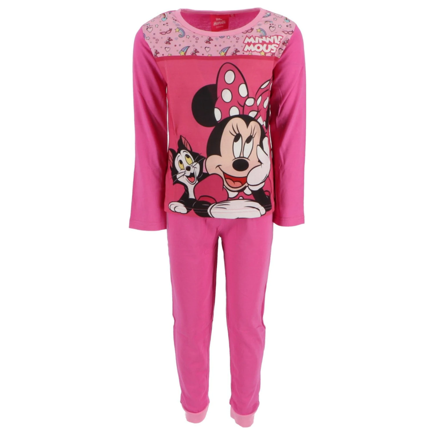 Disney Minnie Figaro Pink dziecięca długa piżama zdjęcie produktu