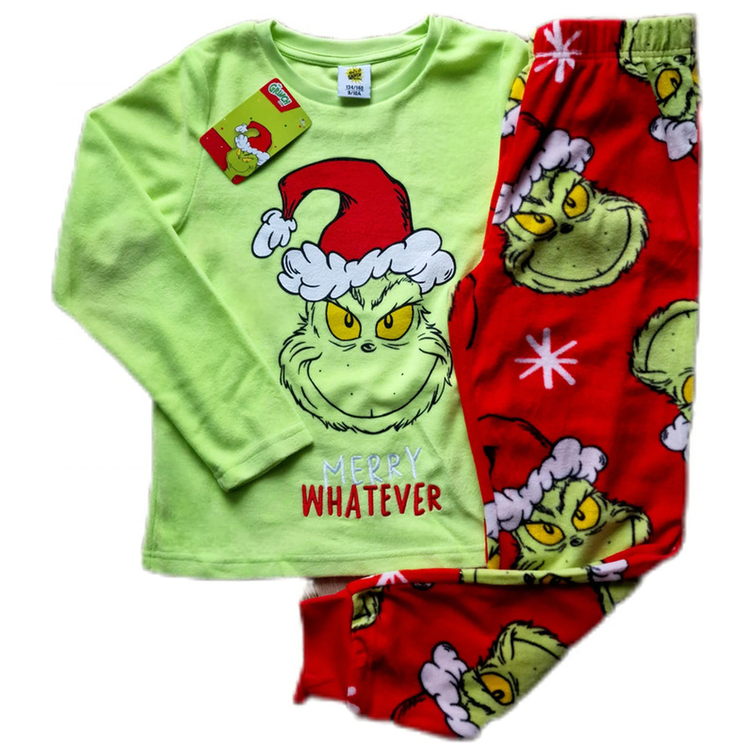 The Grinch Merry Whatever Długie Piżamy dla Dzieci zdjęcie produktu