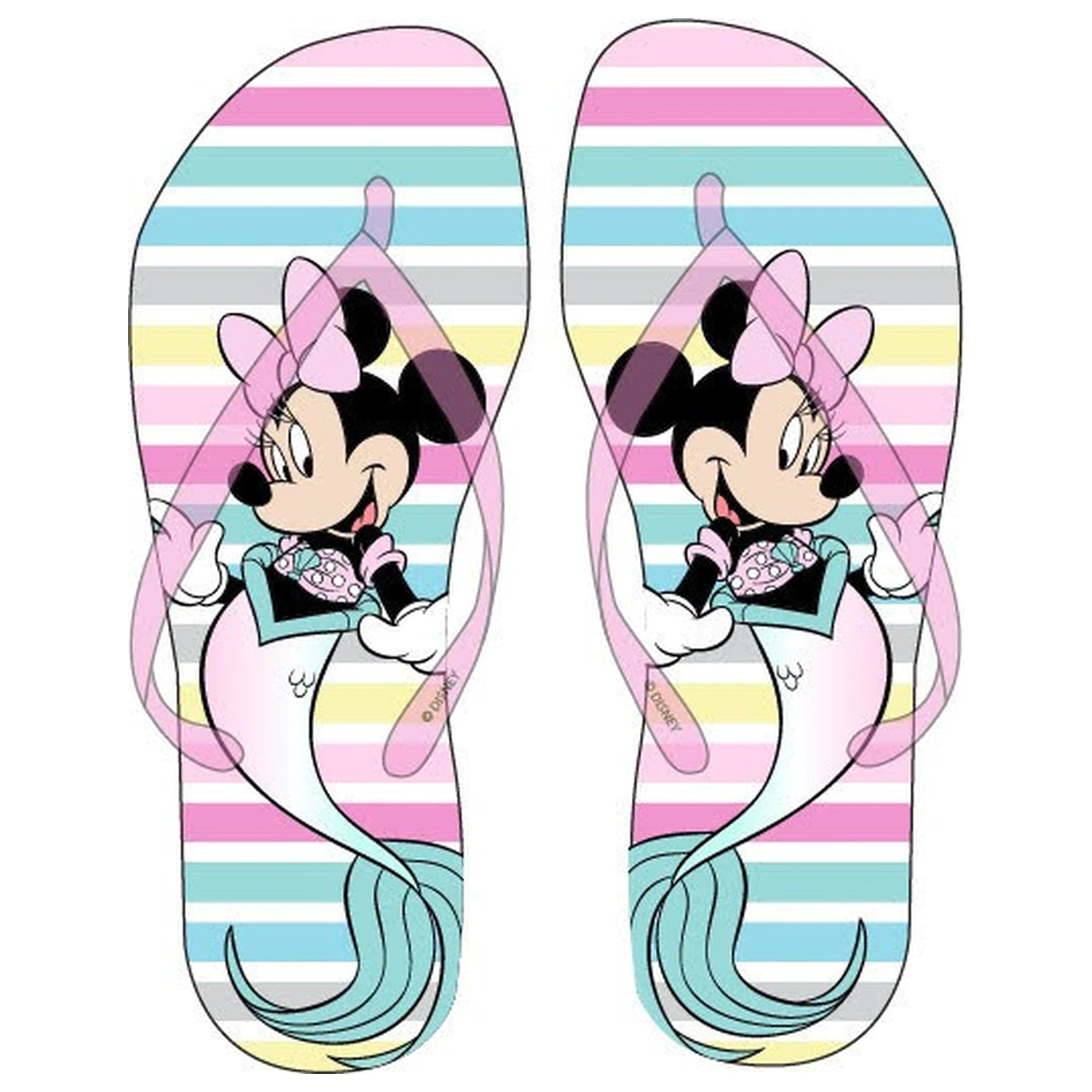 Disney Minnie Mermaid Dziecięce klapki, rozmiar zdjęcie produktu